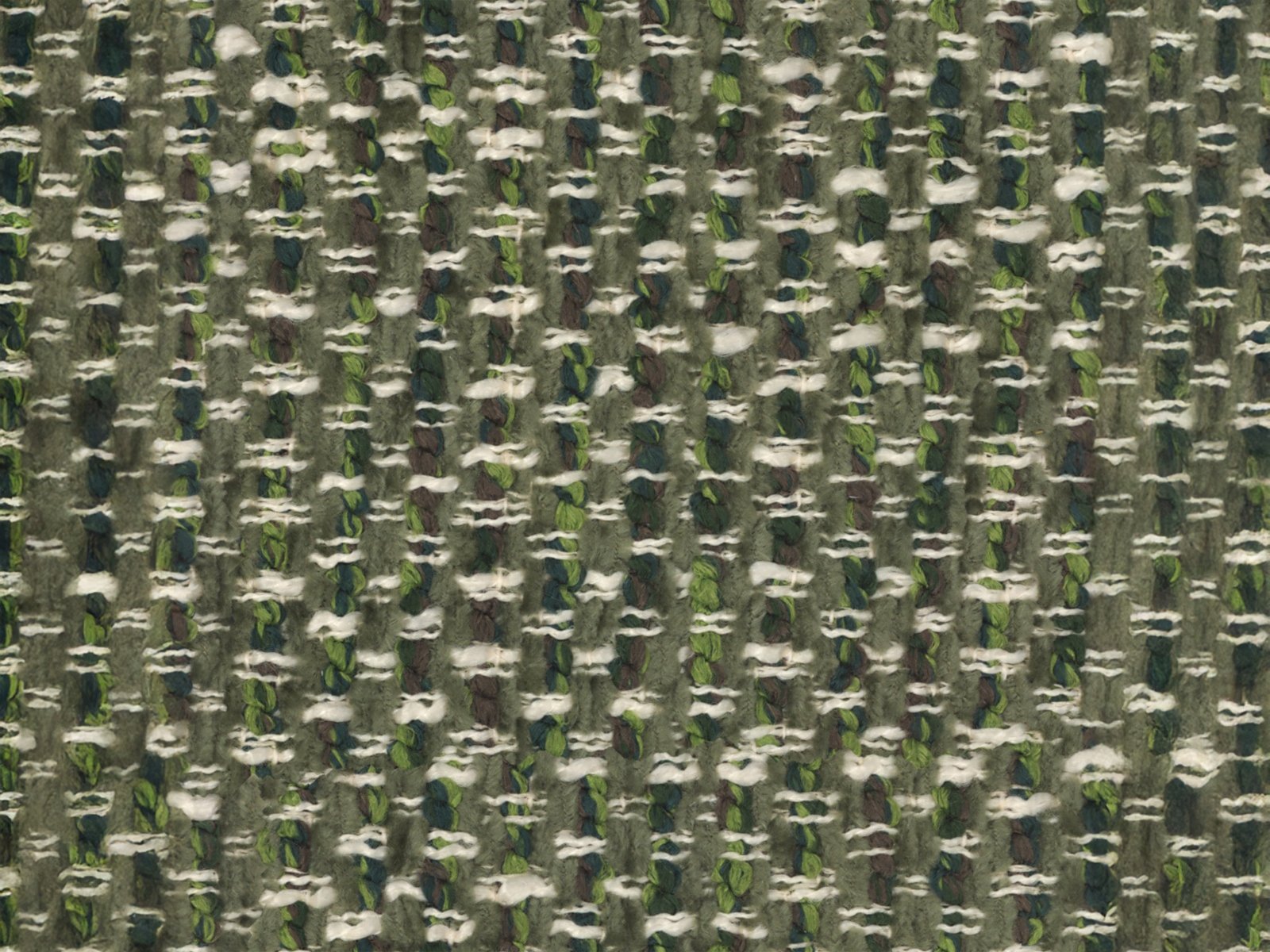 Puf GEORGIA grüner Chenille