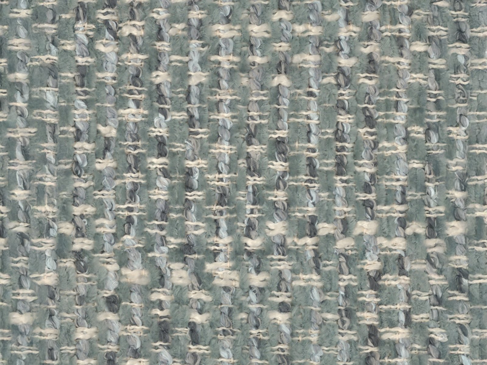 Rechteckiger Hocker GEORGIA hellblau Chenille