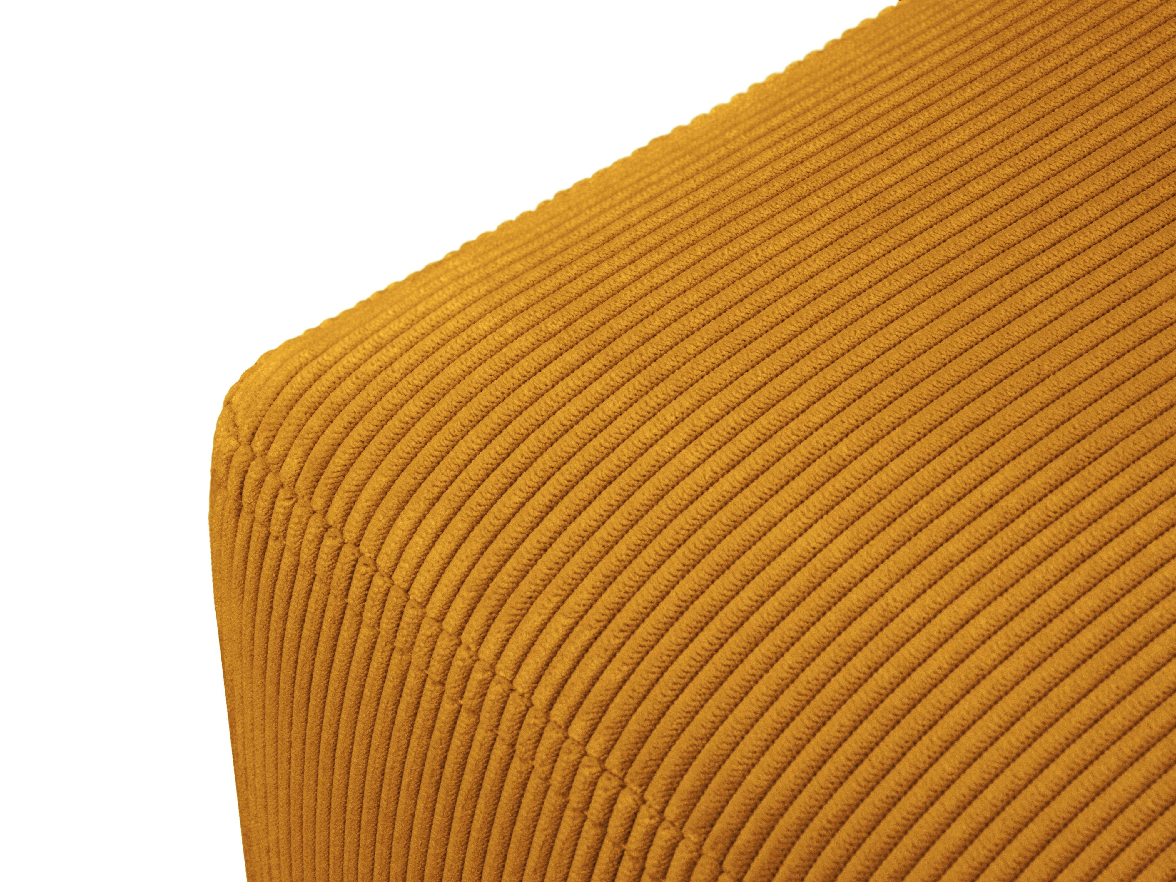 Puf sztruksowy ROSE żółty Mazzini Sofas    Eye on Design