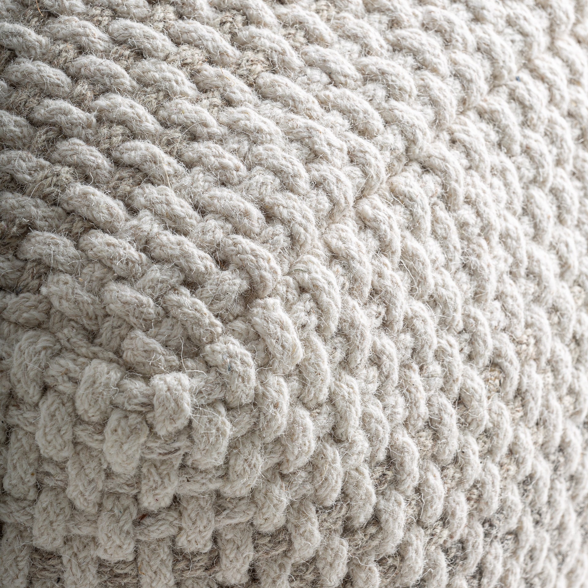 KOTO Beige Pouf