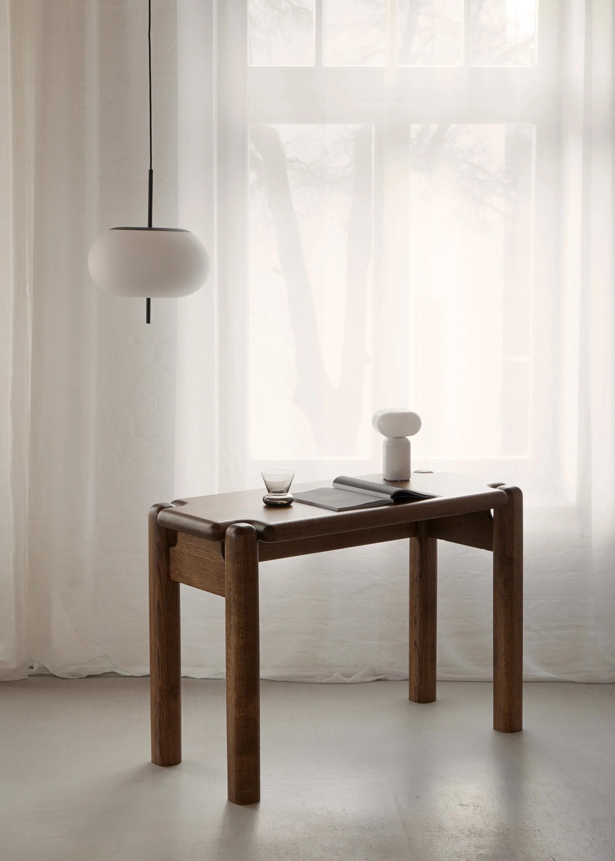 Biurko PUFFO drewno dębowe