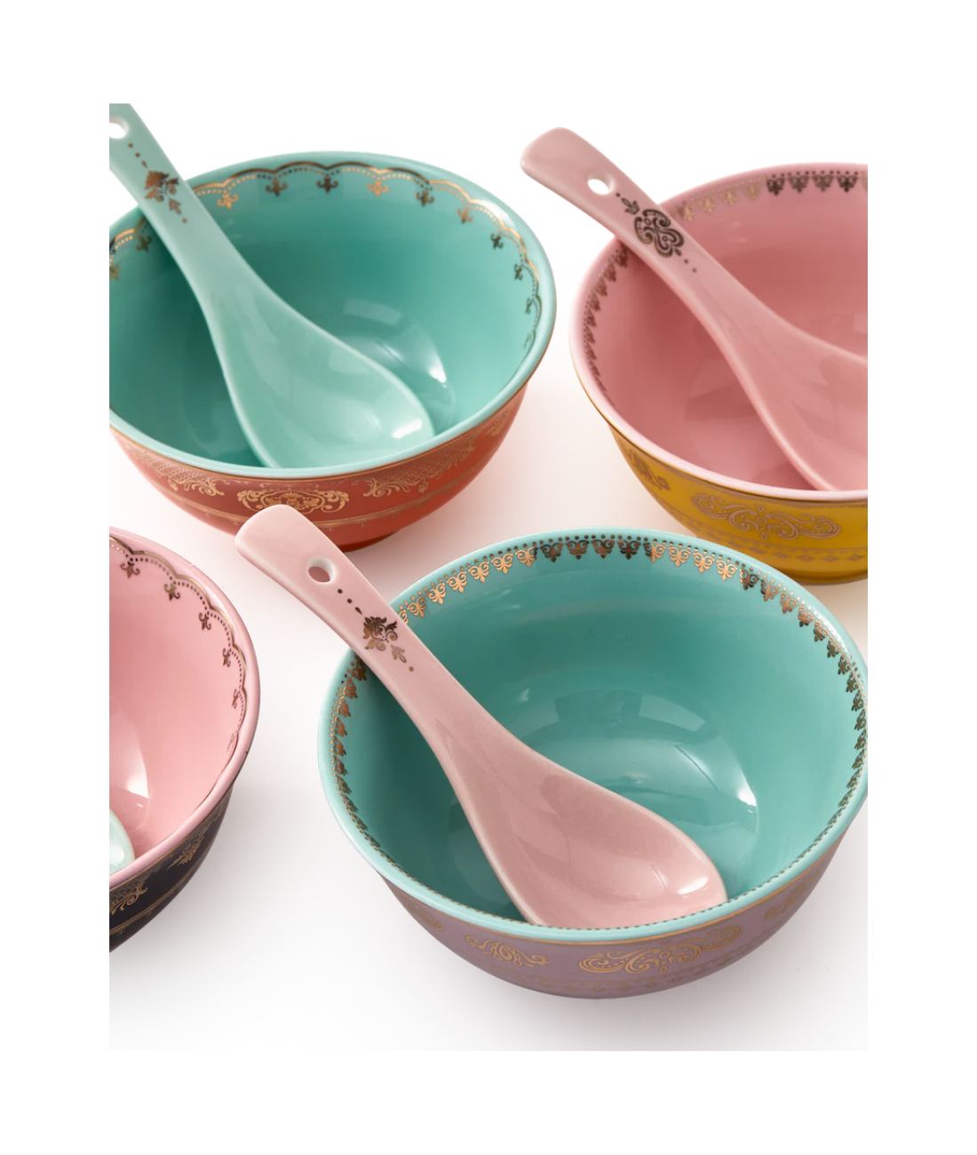 Asiatisches Set GRANDPA bunte Porzellan