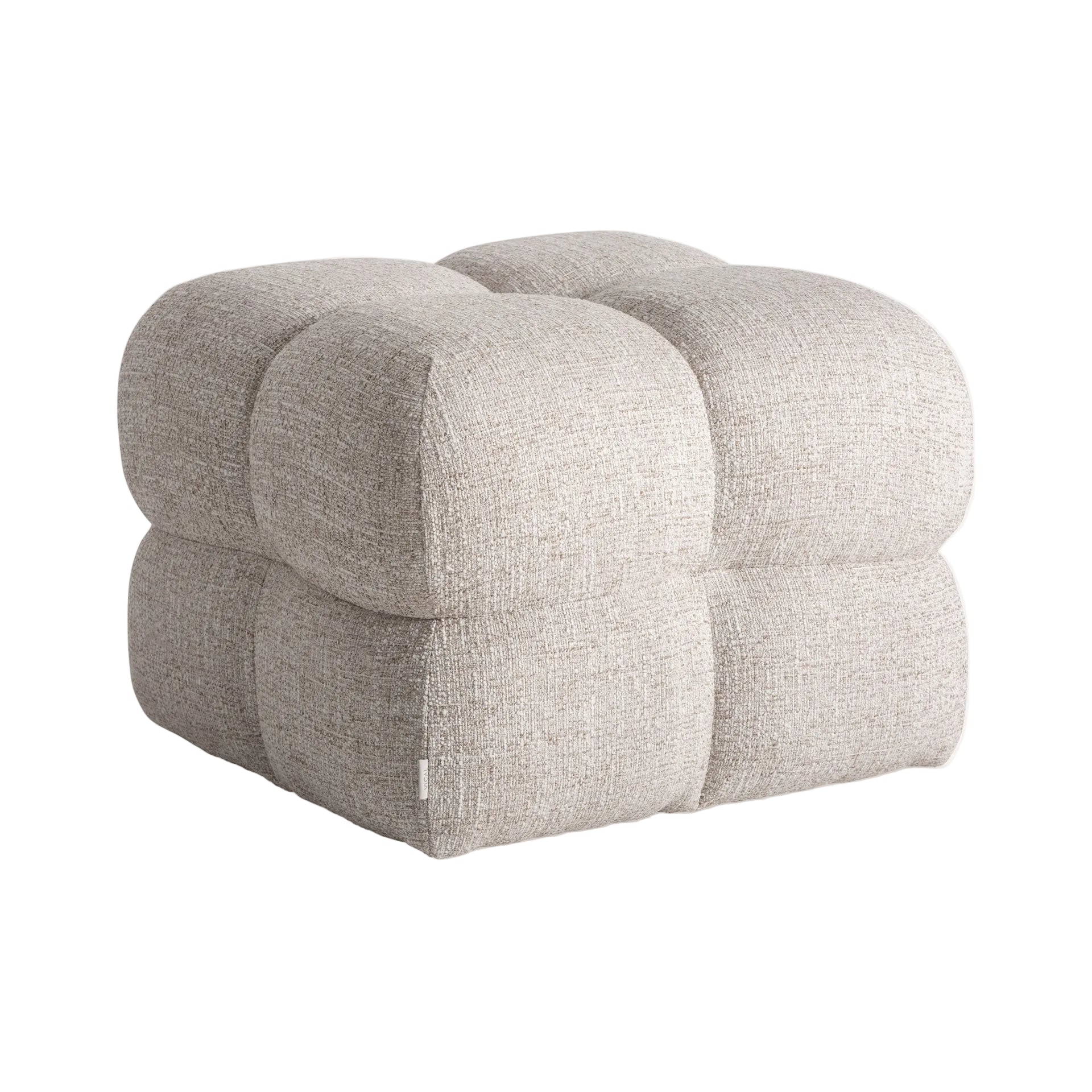 ZIZANO Beige Pouf