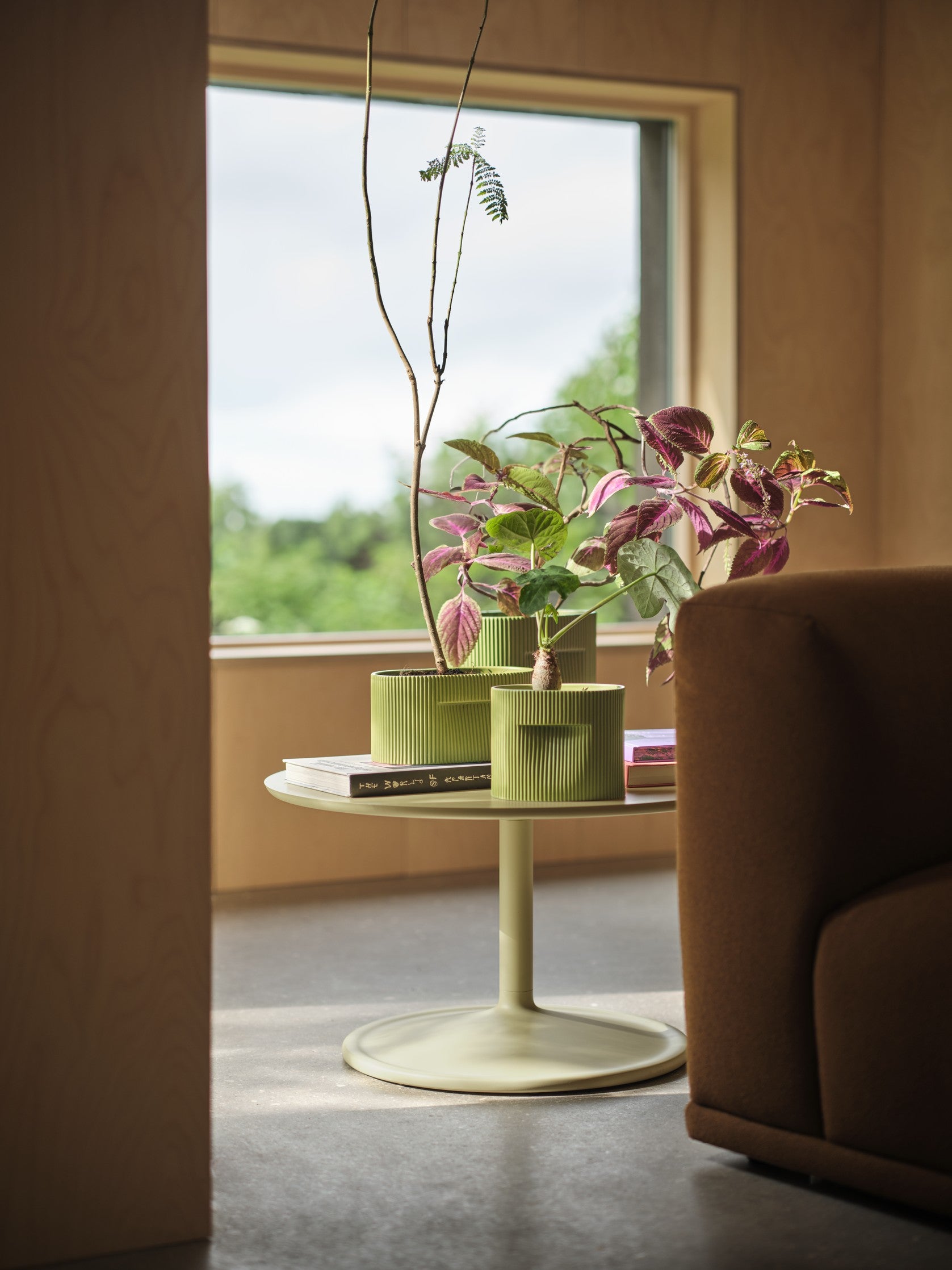 Salontafel SOFT beige-groen