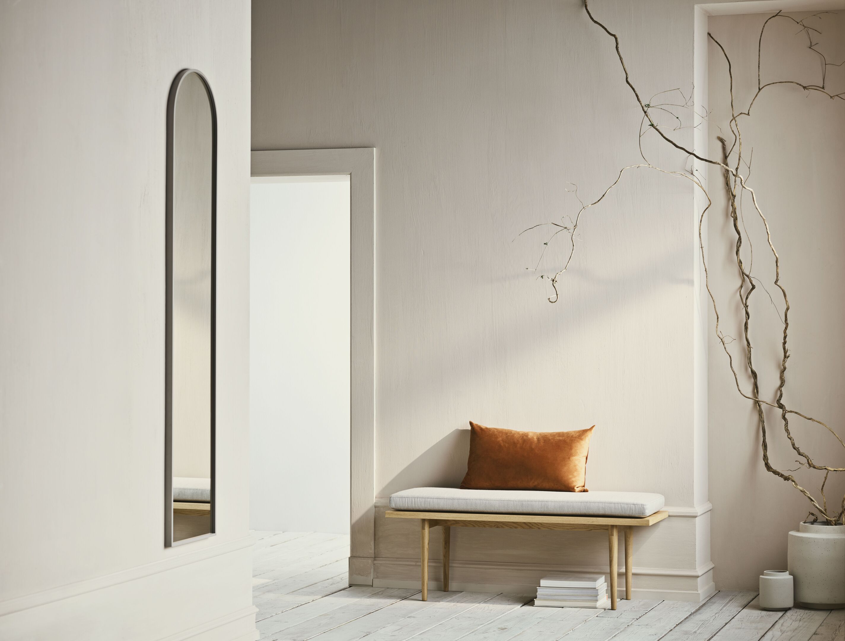 Lustro RIPPLE met zwarte lijst