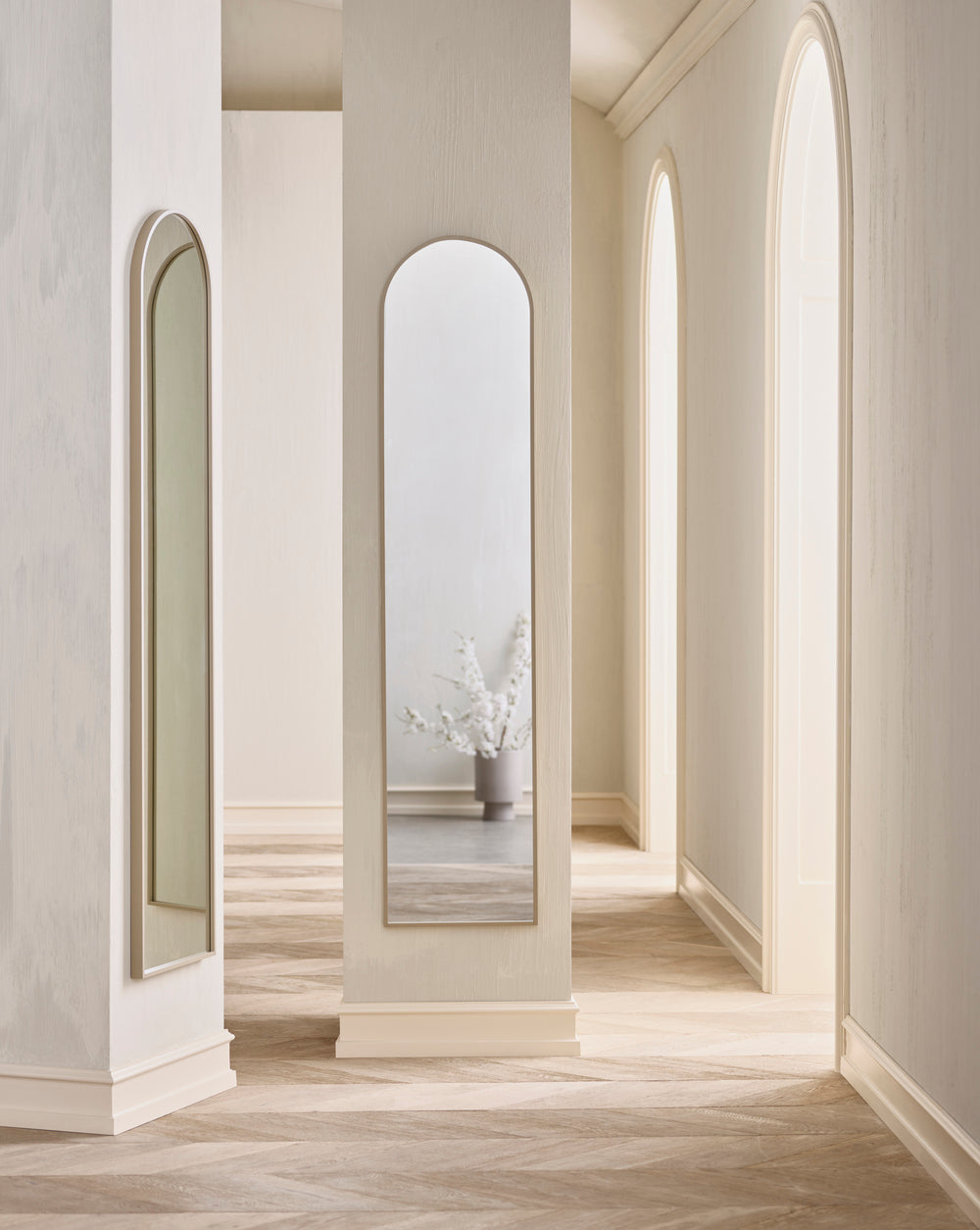 Lustro RIPPLE met zwarte lijst