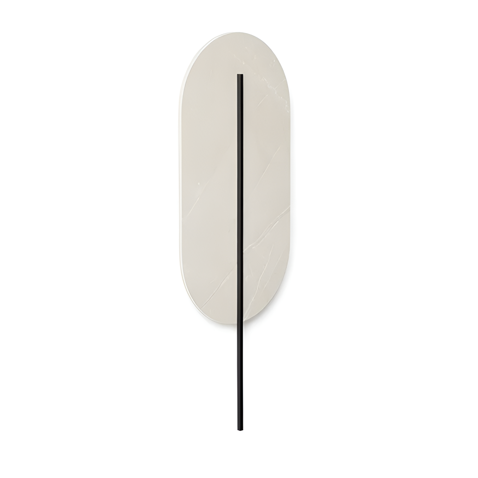 ROKKE STONE beige quartz sintered stone wall lamp