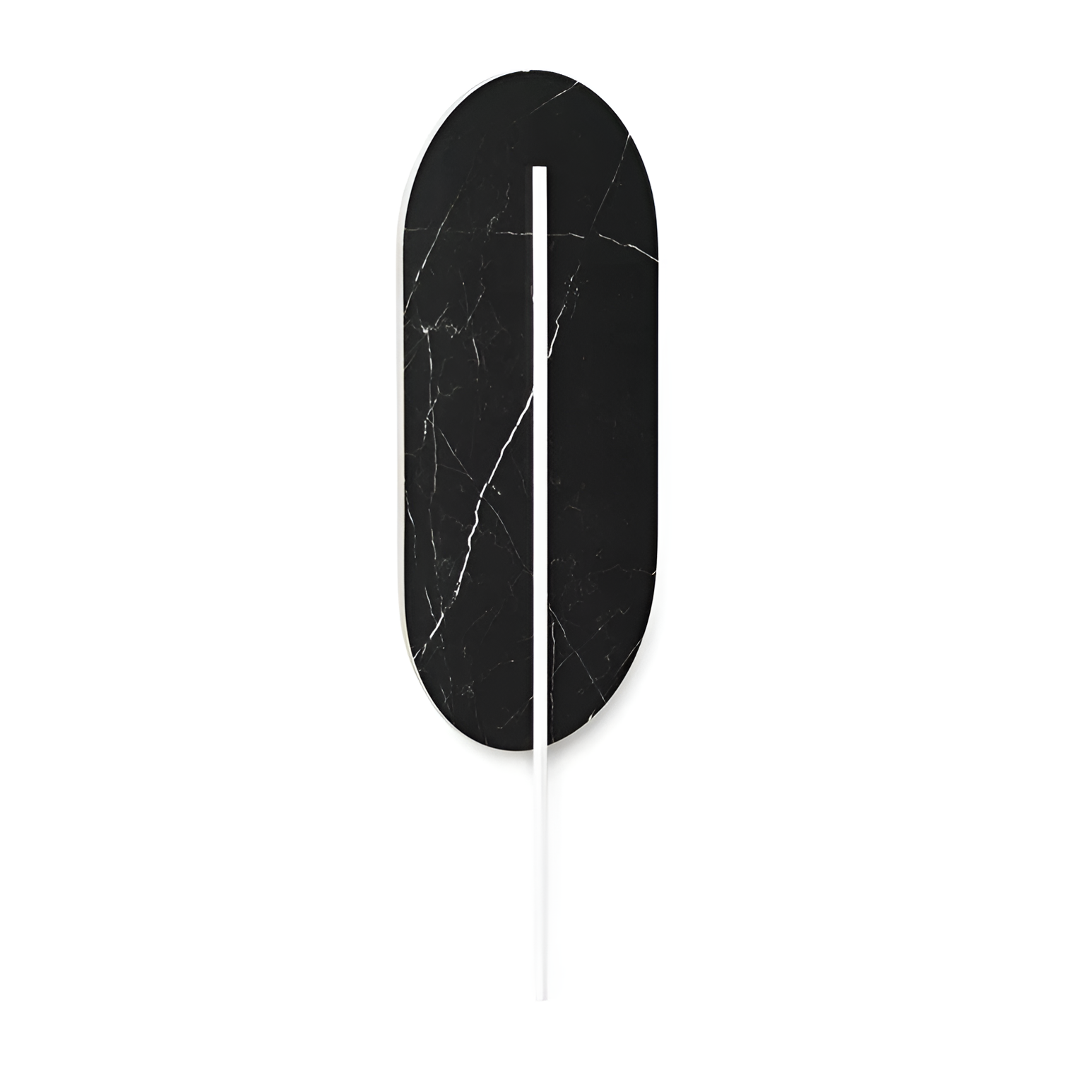 Wandlamp ROKKE STONE zwarte kwartssteen