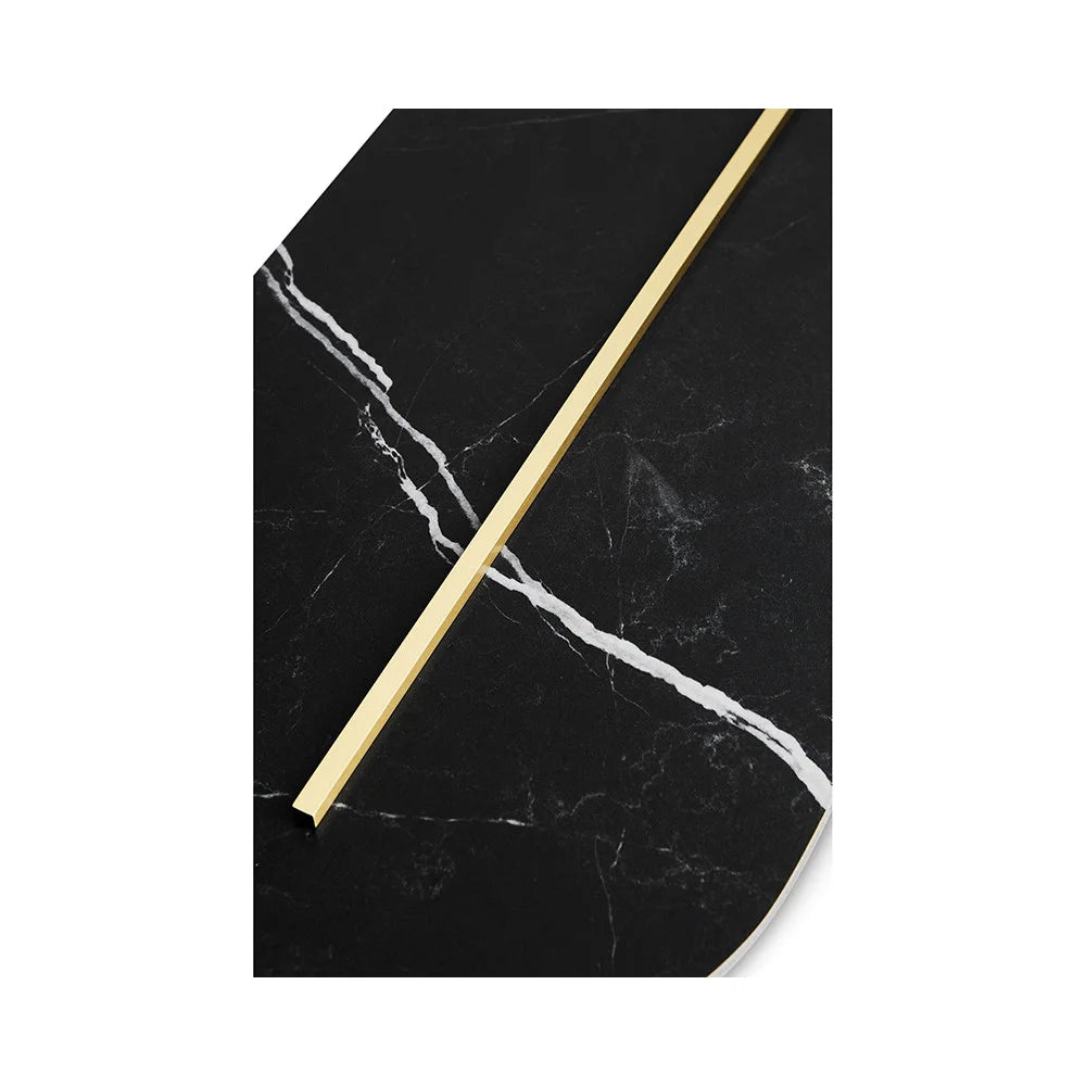 Wandlamp ROKKE STONE zwarte kwartssteen