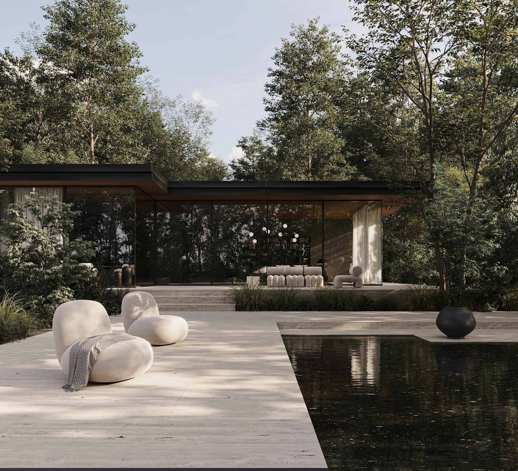 Hängelampe DROP BULP grau