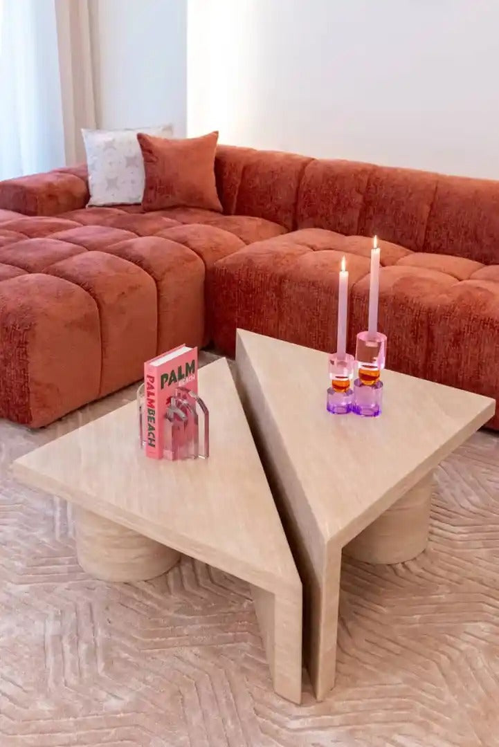 Beistelltisch-Set FICTUS beige