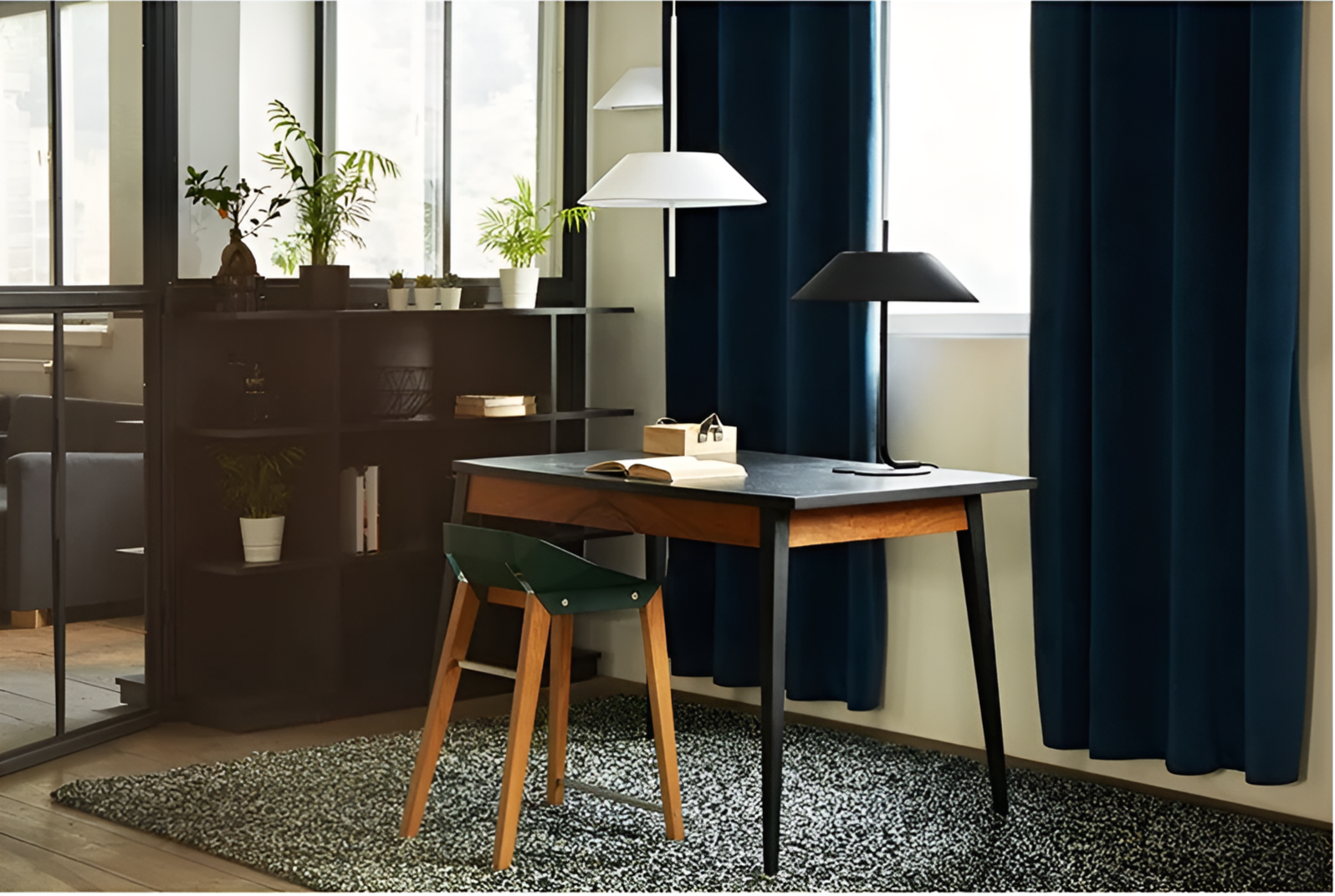 Hanglamp SAKOSI zwart