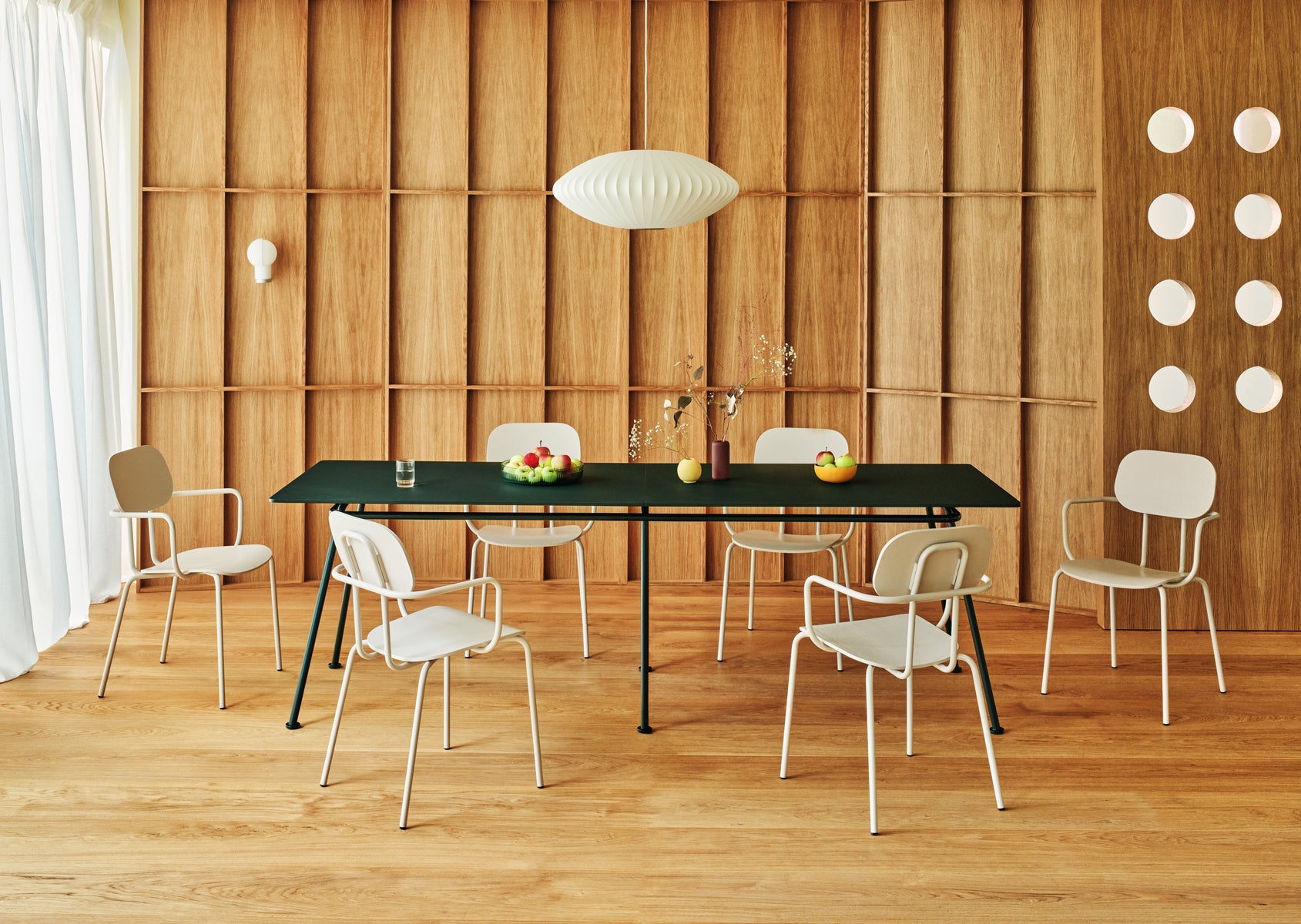 Stoel NEW SCHOOL bordeaux basis