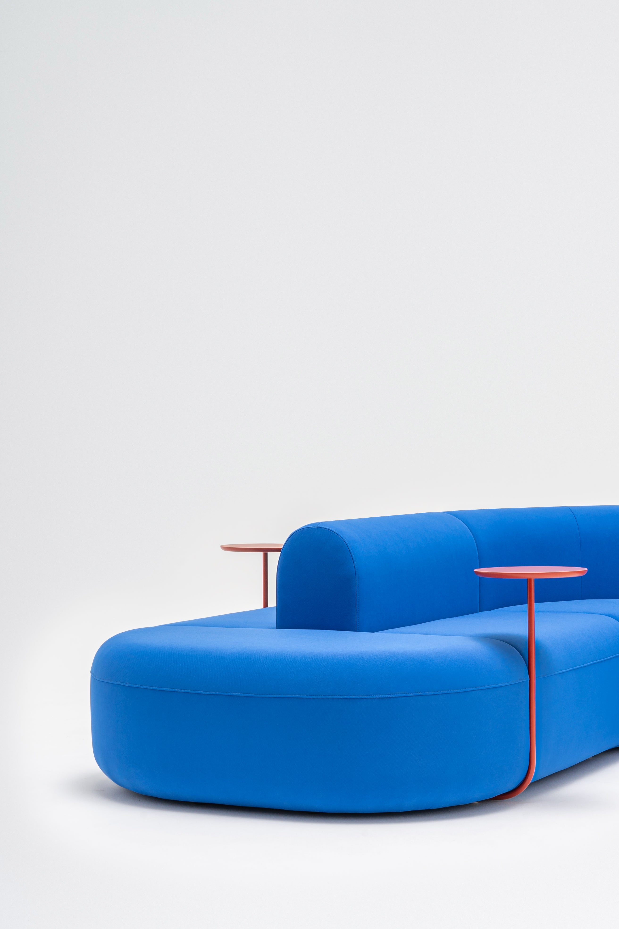 Sofa 8-module hoekbank dubbel ARTIKO gestoffeerd