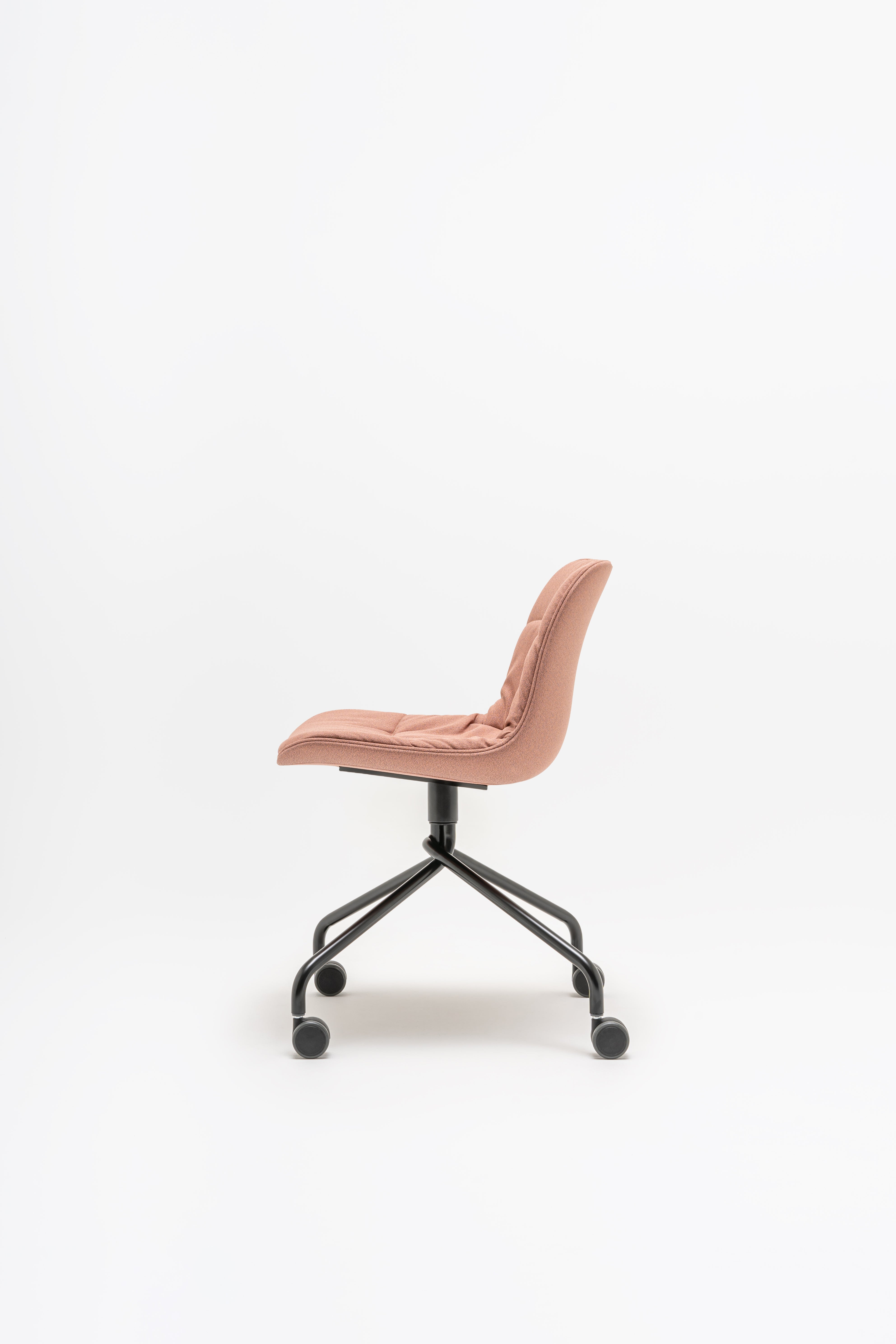 Swivel chair Baltic 2 soft duo metal base with wheels for a hard surface