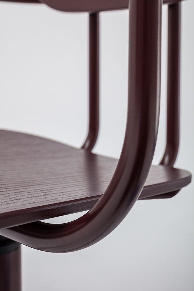 Krzesło obrotowe z zagłówkiem NEW SCHOOL ciemny zielony [Milena] MDD    Eye on Design