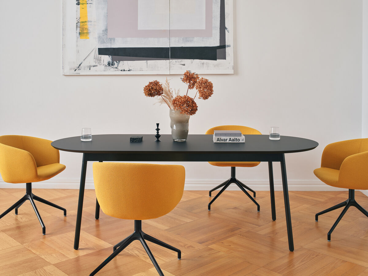 Krzesło obrotowe GRACE aluminiowa podstawa - kolor do wyboru [Milena] MDD    Eye on Design