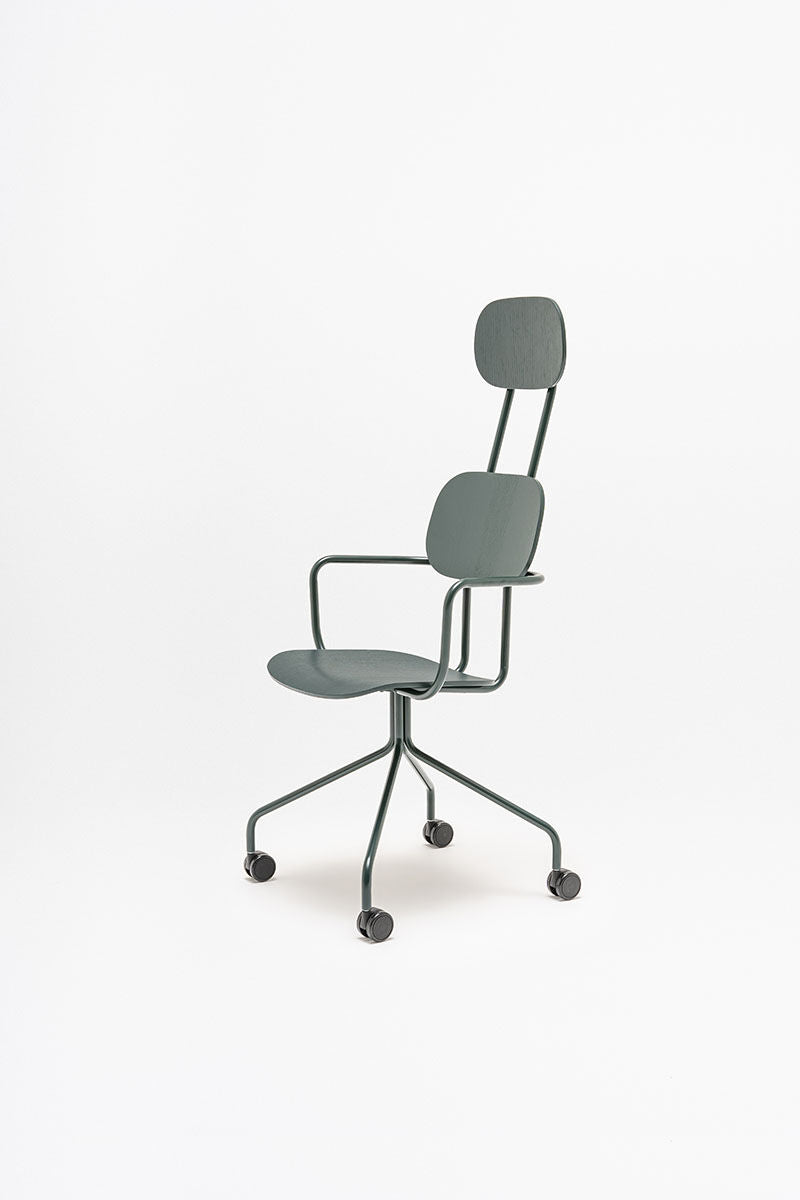 Krzesło z zagłówkiem NEW SCHOOL ceglasty [Milena] MDD    Eye on Design