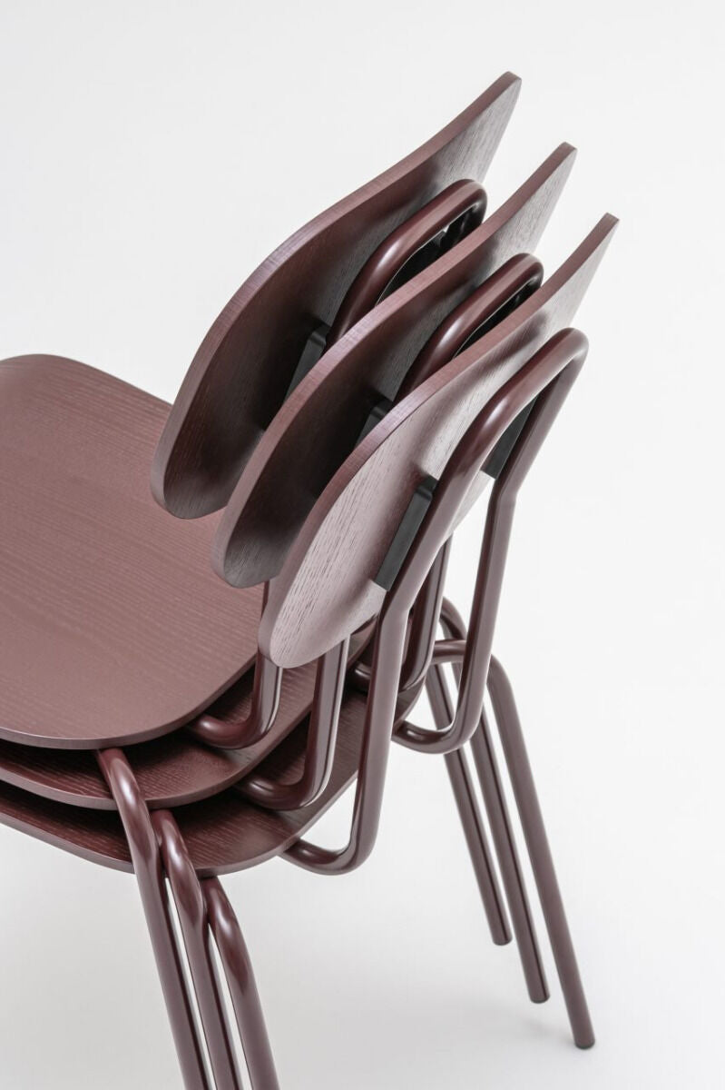 Krzesło NEW SCHOOL podstawa czworonożna oliwkowy [Milena] MDD    Eye on Design