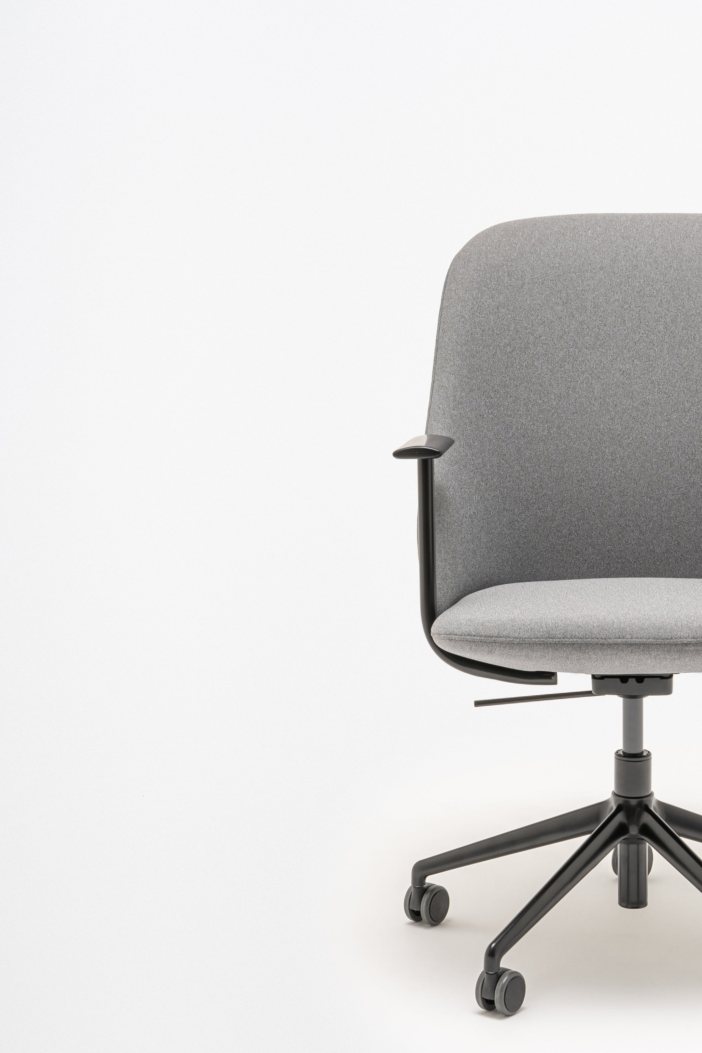 Conferentiebank PARALEL met verstelbare basis en wielen voor zachte oppervlakken