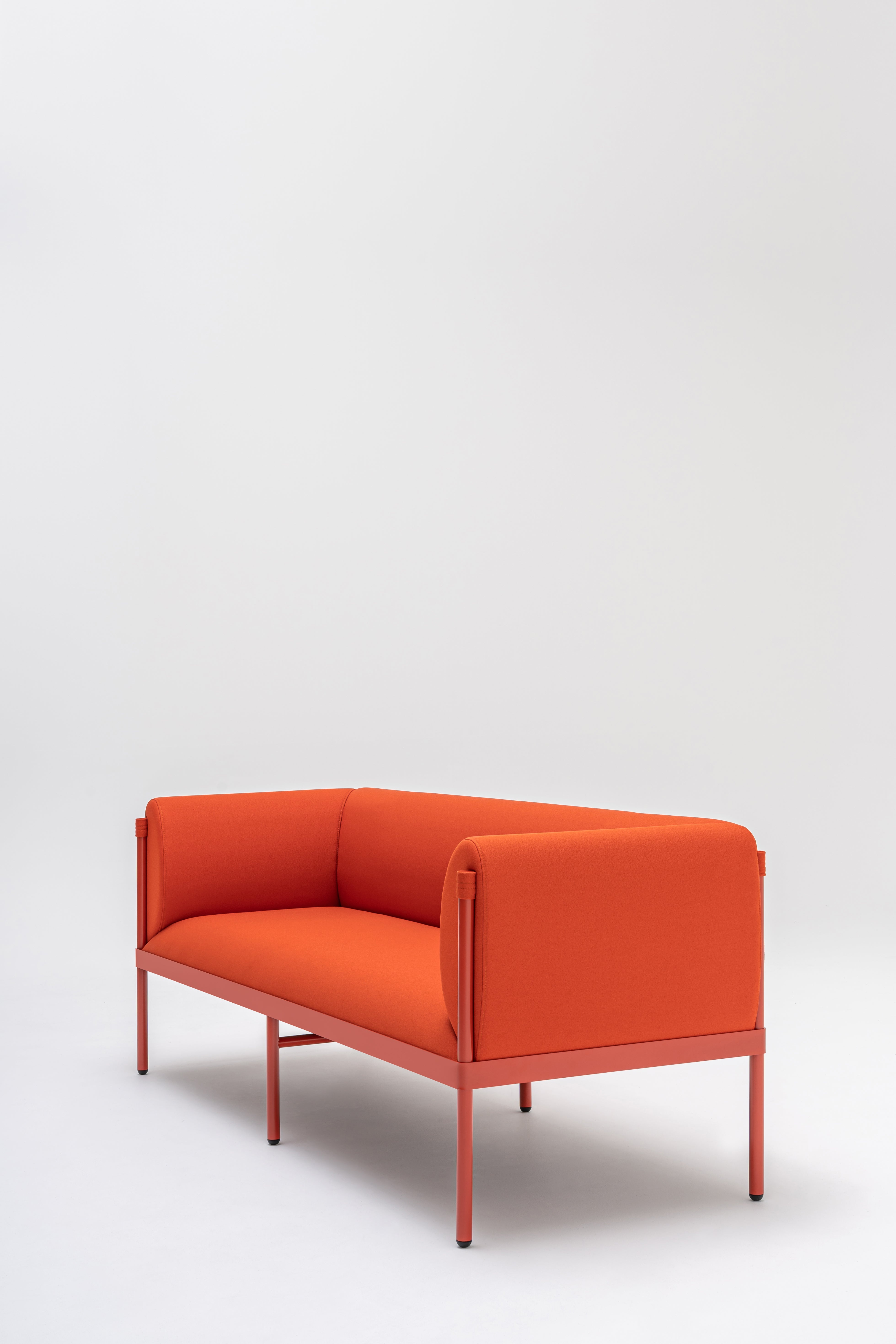 3-Sitzer-Sofa niedrig gepolsterte Stelzen