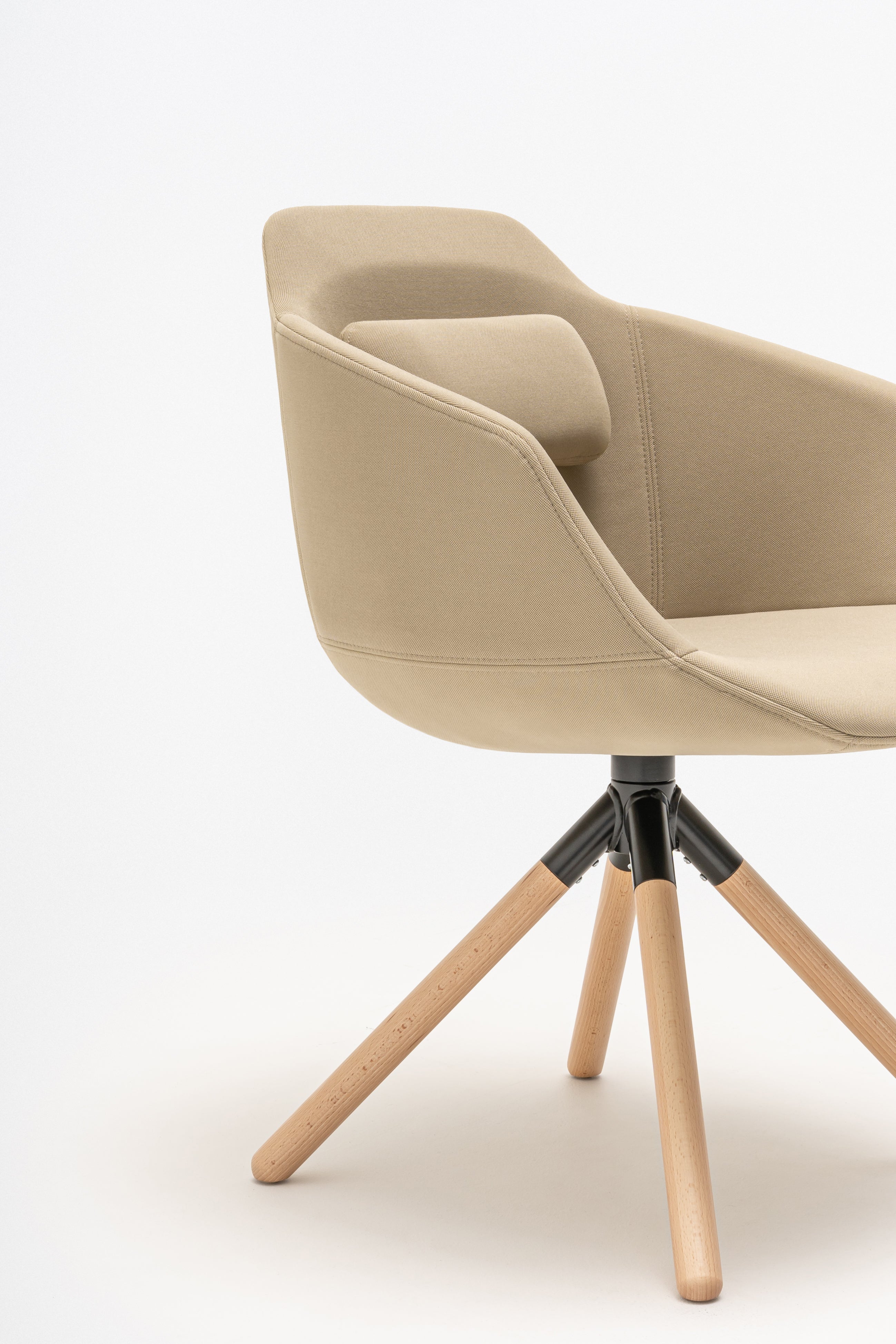 Office chair Ultra wooden base