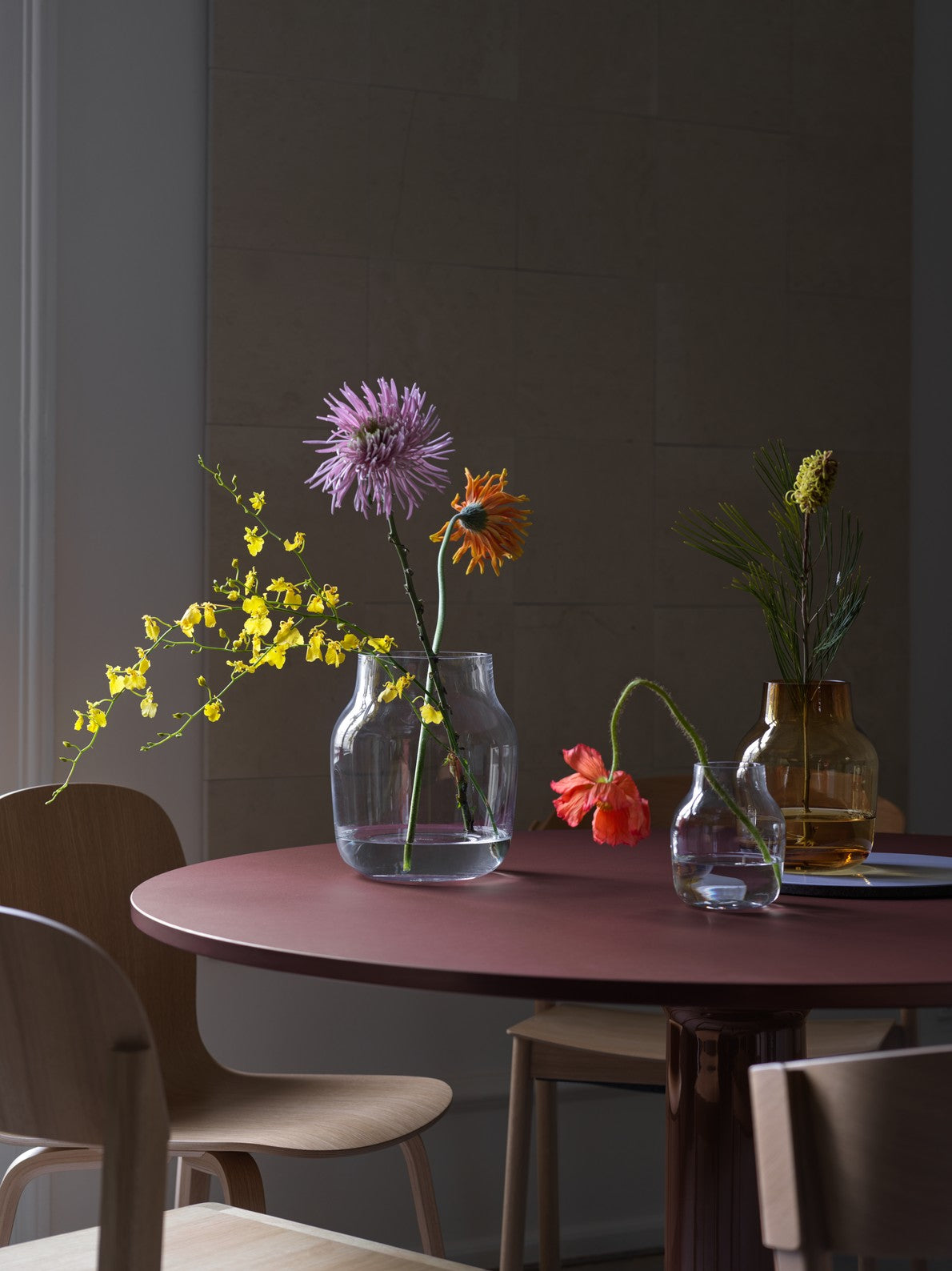 Ronde tafel MIDST bordeaux