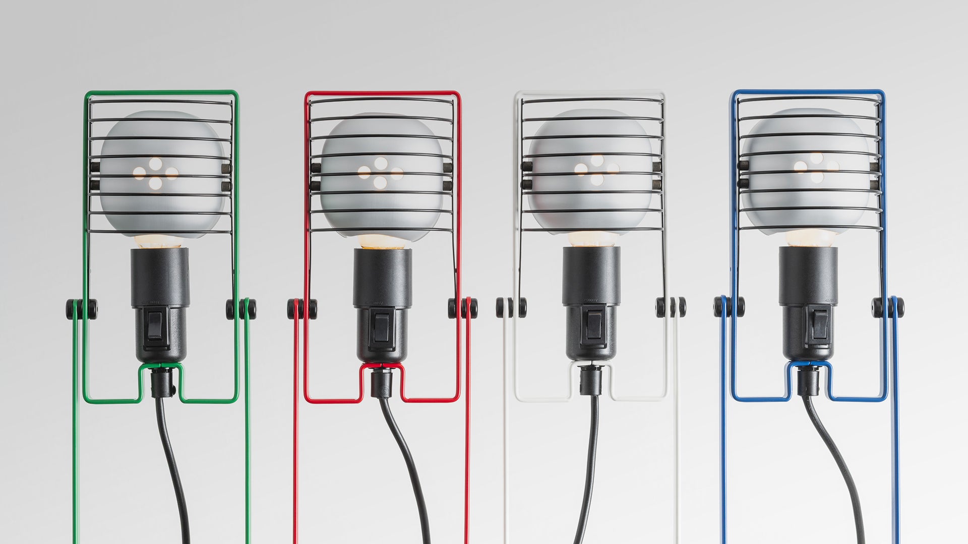 Verstelbare bureaulamp SINTESI blauw