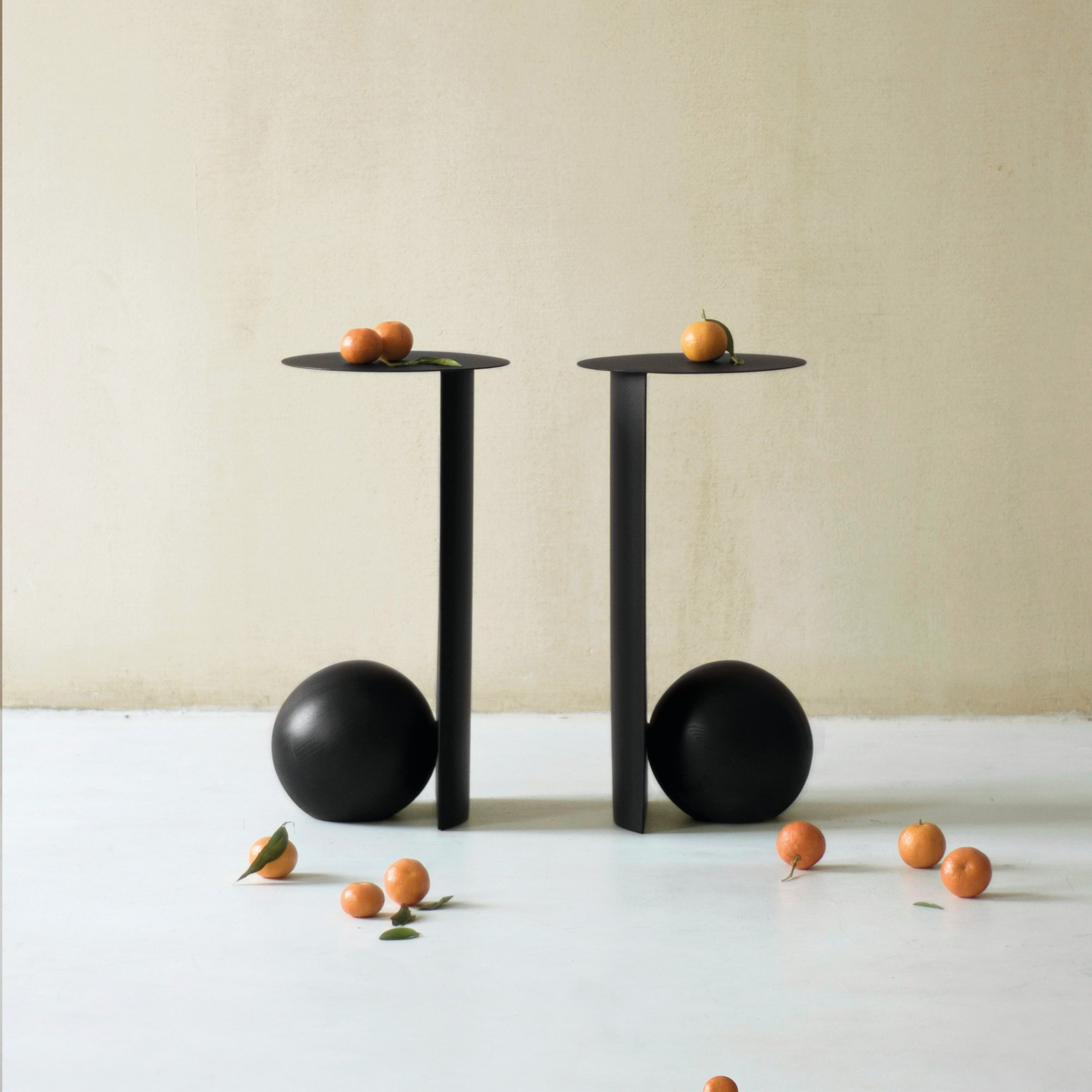 Zijtafel SION staal en hout
