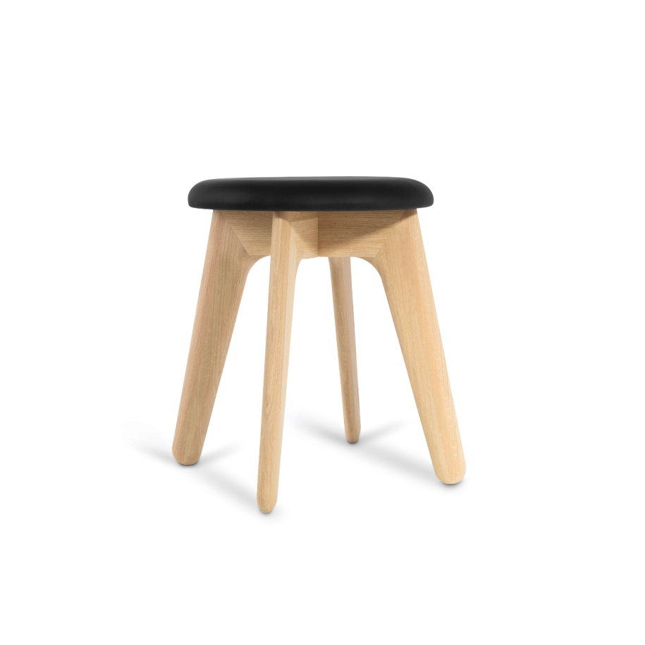 Houten SLAB kruk van eikenhout