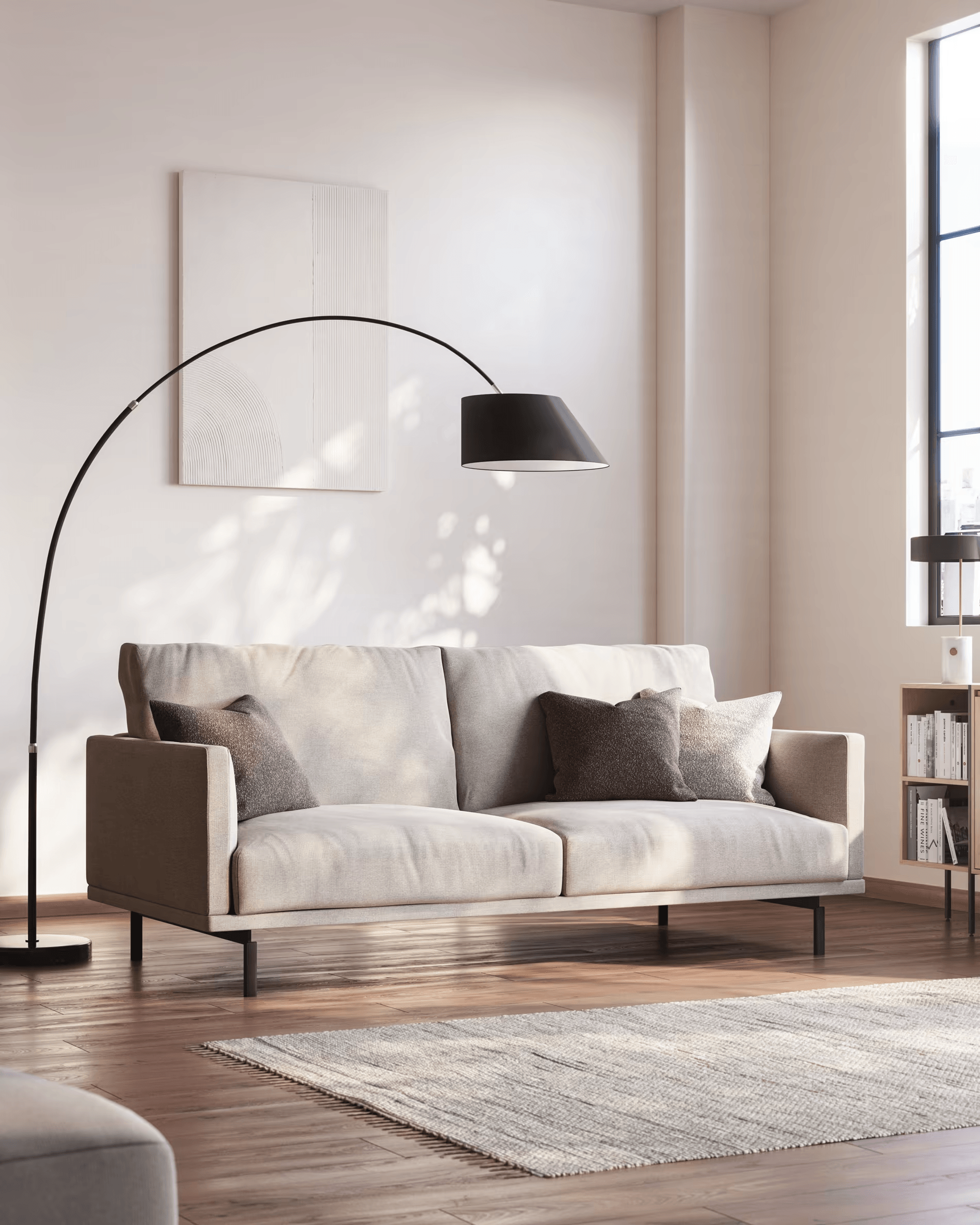 Sofa 2-osobowa GALENE beżowy La Forma    Eye on Design