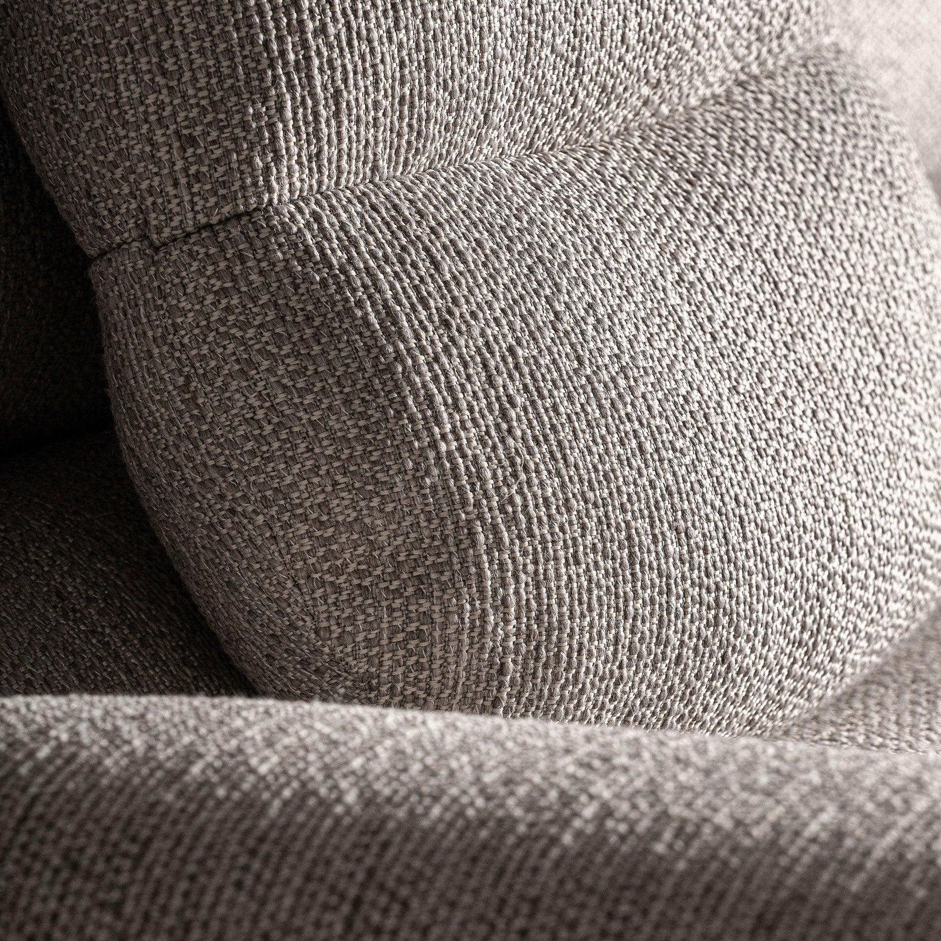 Sofa met kussens JACQUARD beige met houten basis
