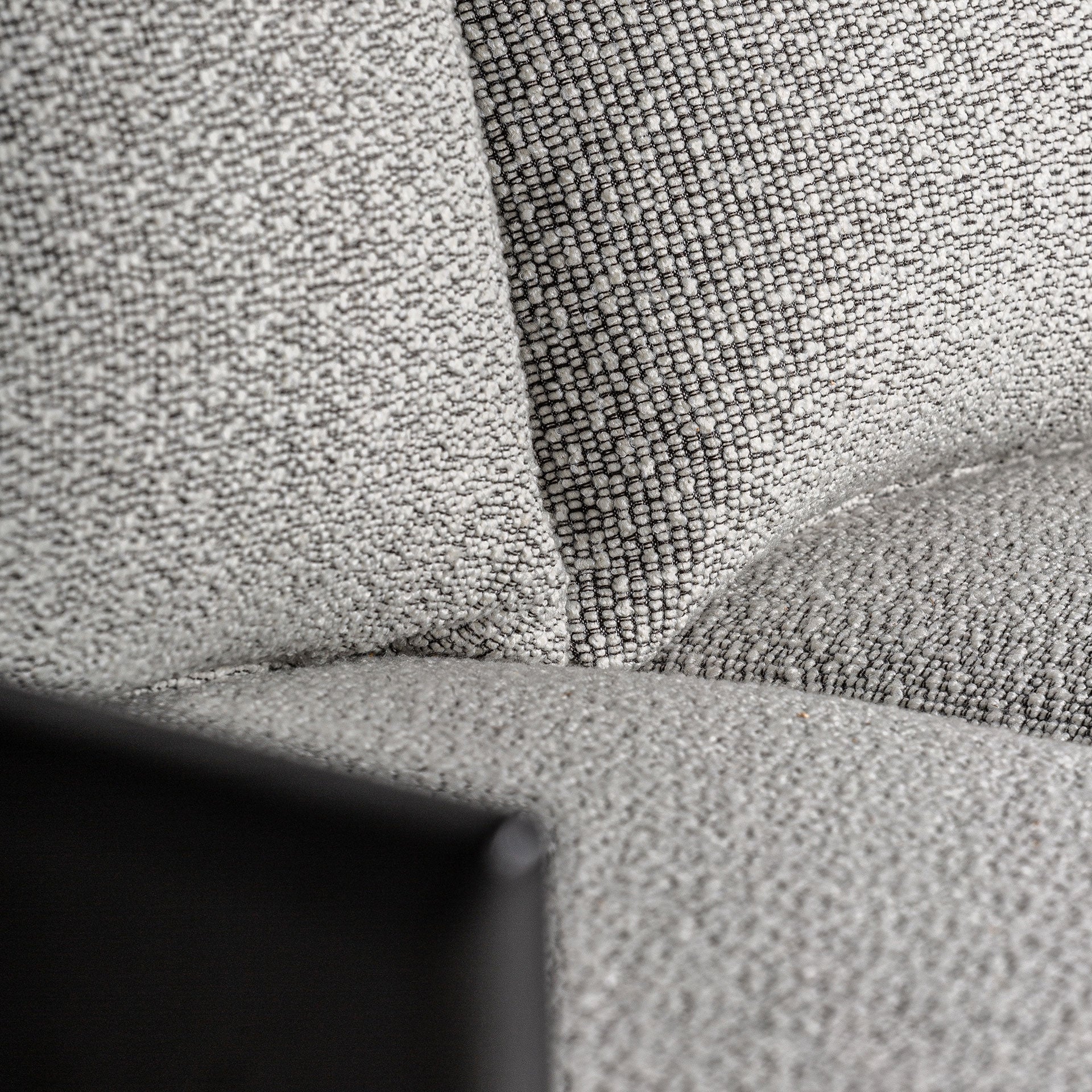 Sofa NARA grijs met zwarte eiken basis