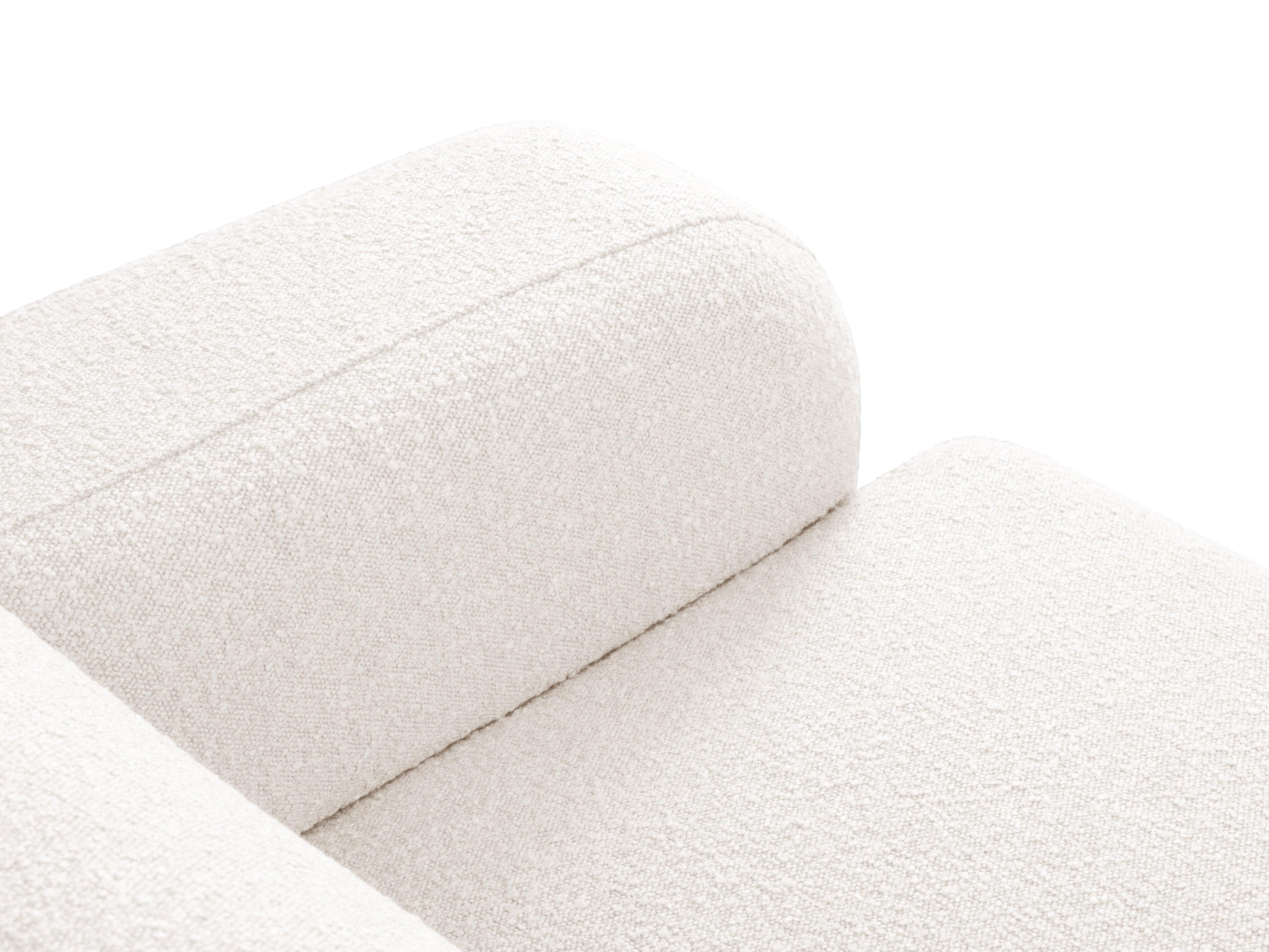Sofa w tkaninie boucle 2-osobowa LOLA biały do salonu – Windsor & Co