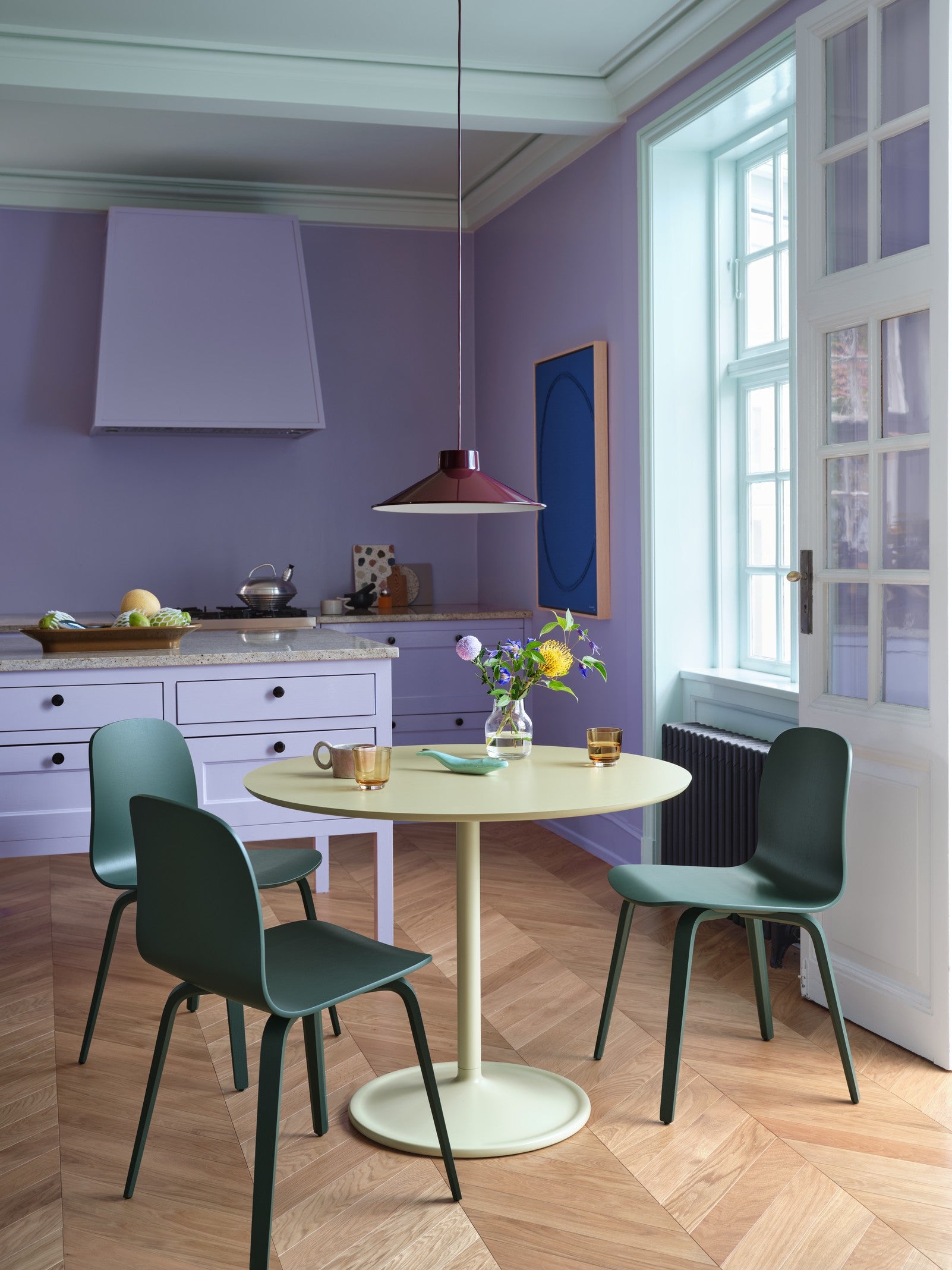 Ronde tafel SOFT grijs