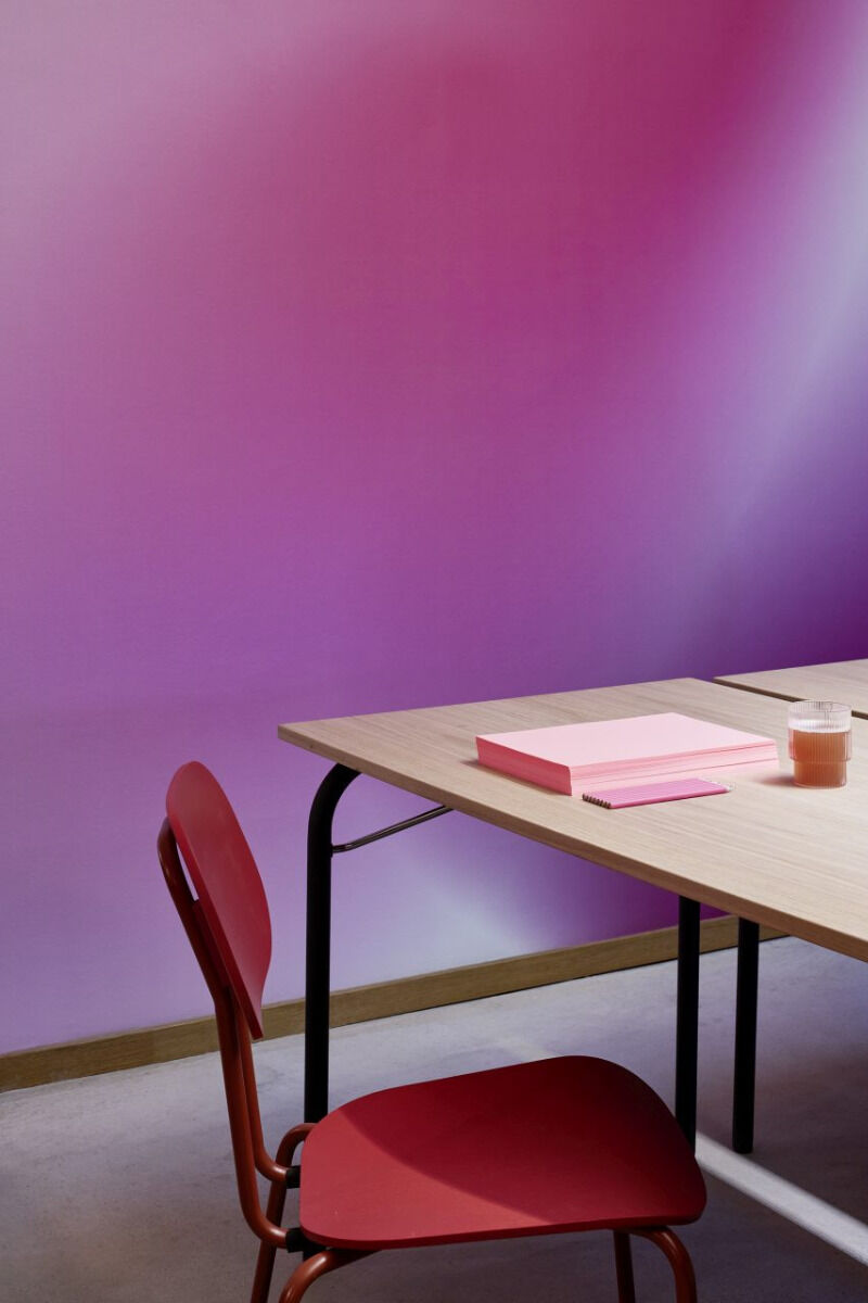 Stoel NIEUWE SCHOOL donkergrijze basis