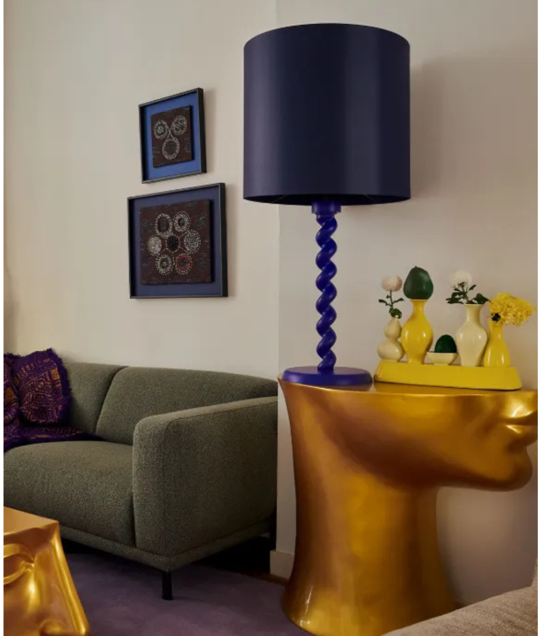 SHANGHAI vase yellow