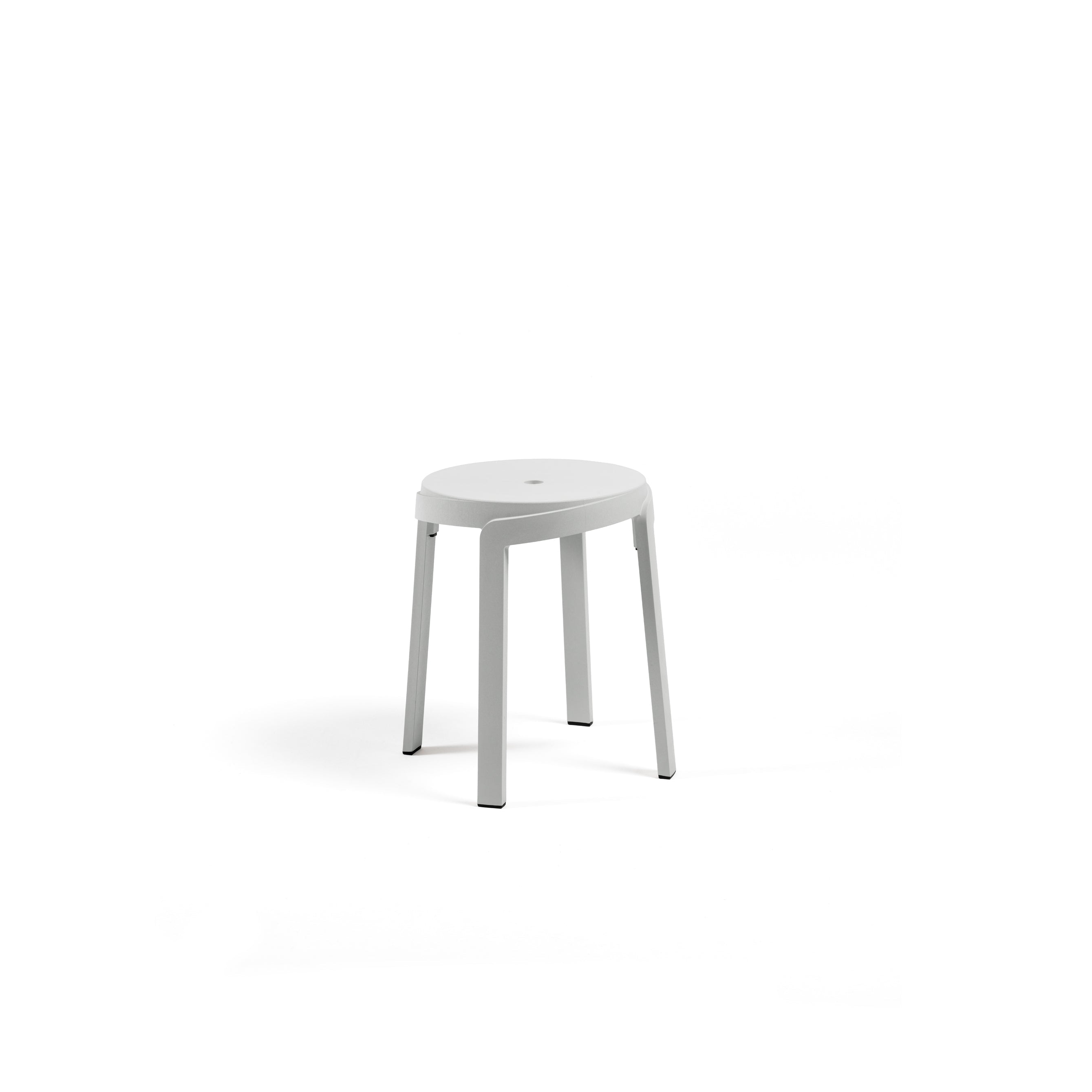 Outdoor Stool STACK Chalk