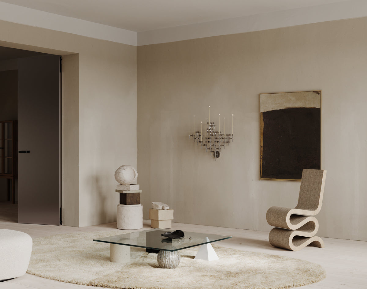 Wall Candle Holder STOFF NAGEL bronzed brass