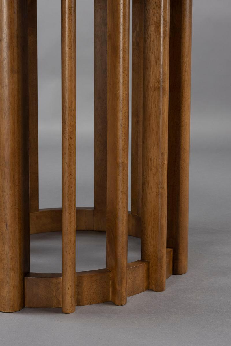 Stół okrągły BARLET orzechowy Dutchbone    Eye on Design