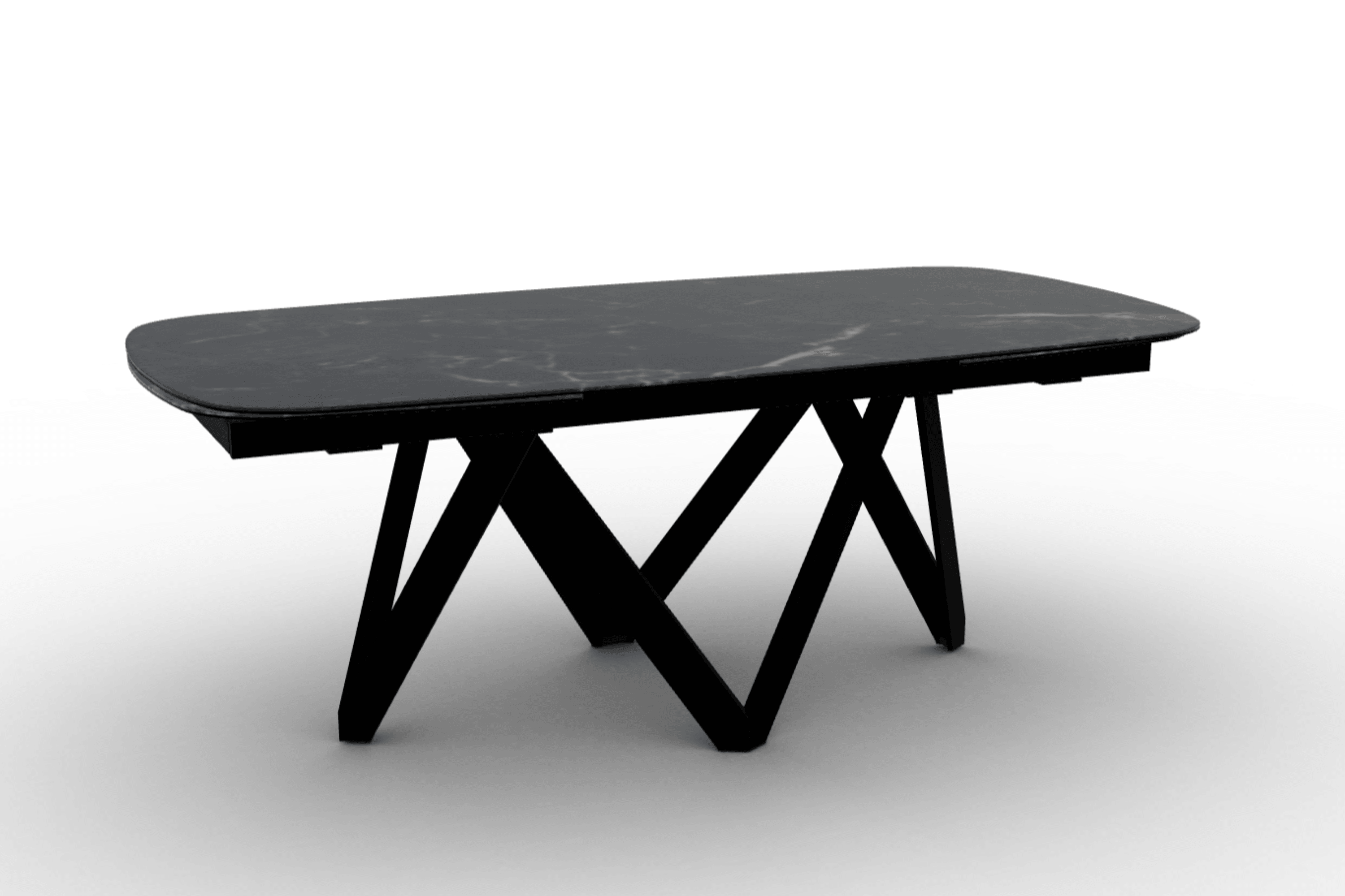 Stół rozkładany CARTESIO czarny marmur – drewno, Calligaris