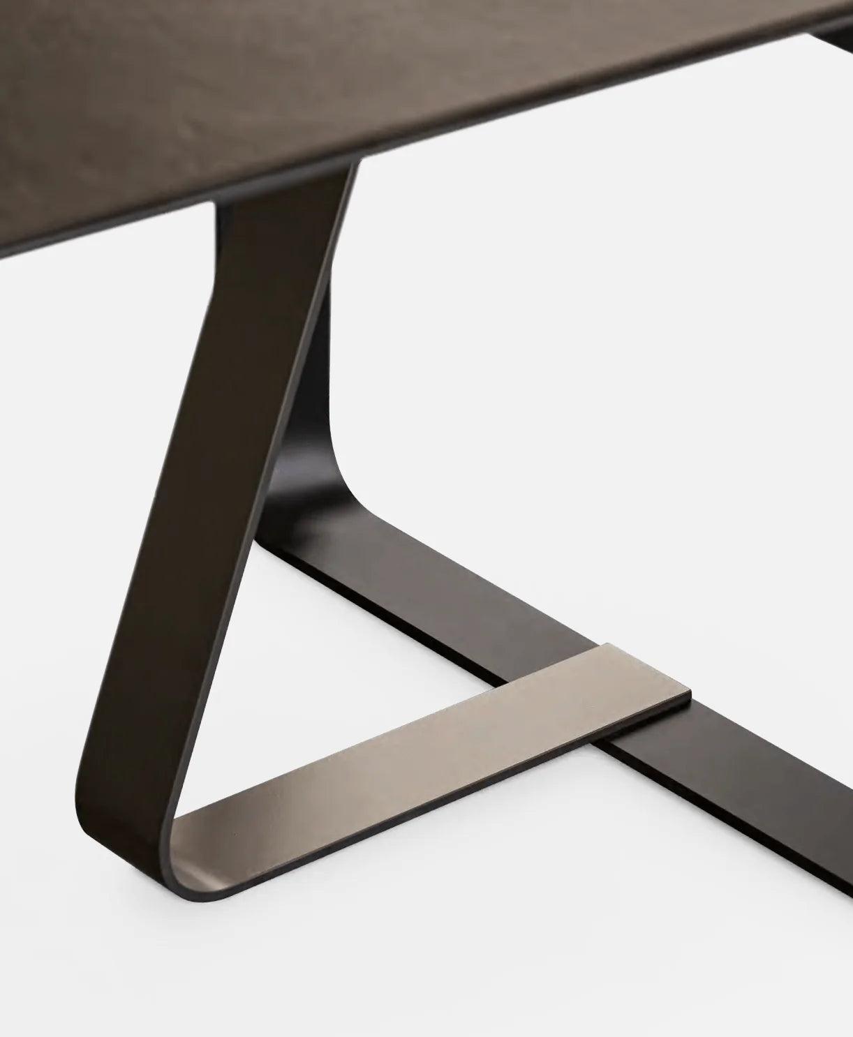 Stół rozkładany prostokątny SUNSHINE cement – metal, Calligaris