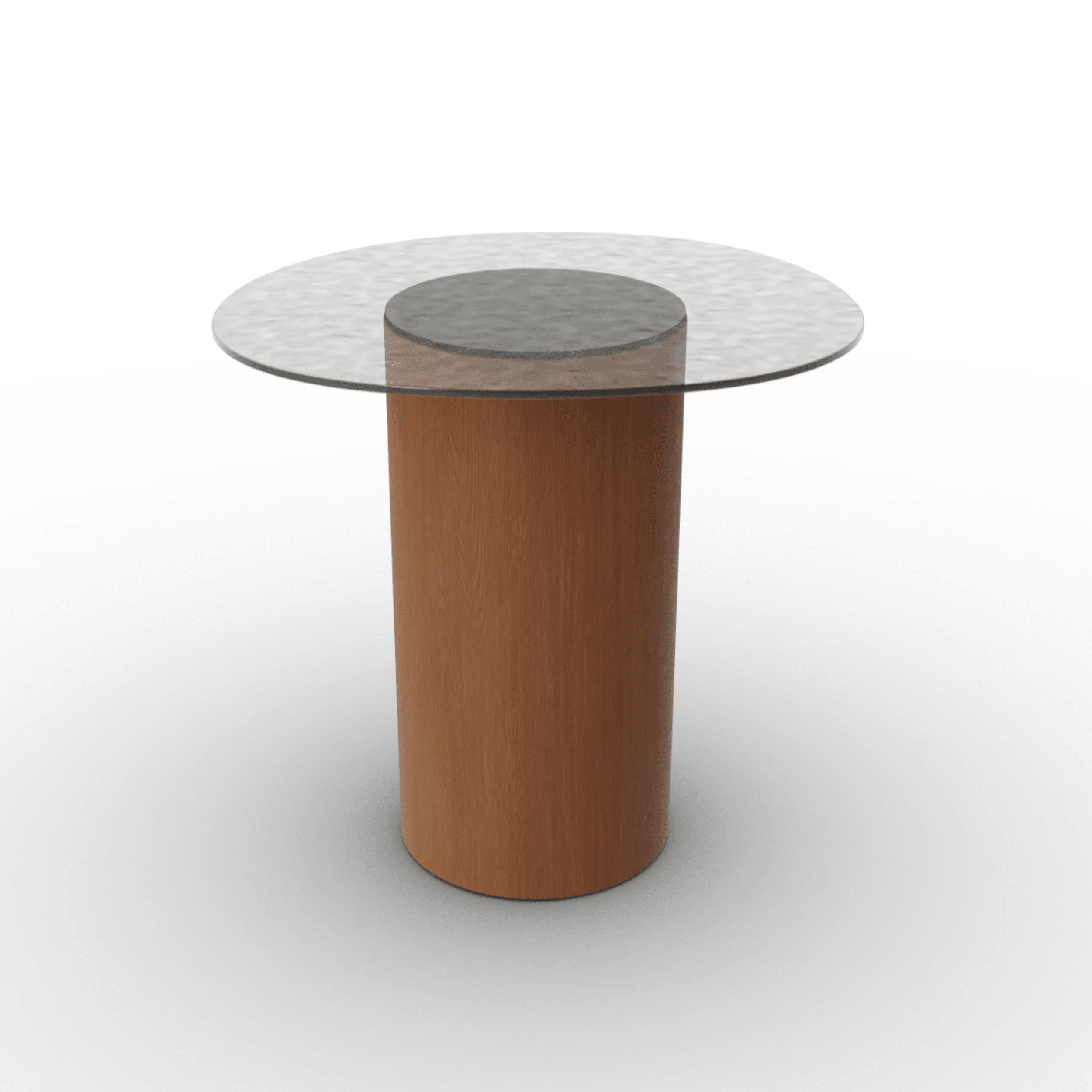 Stolik boczny MUSHROOM orzechowa podstawa do salonu – Calligaris