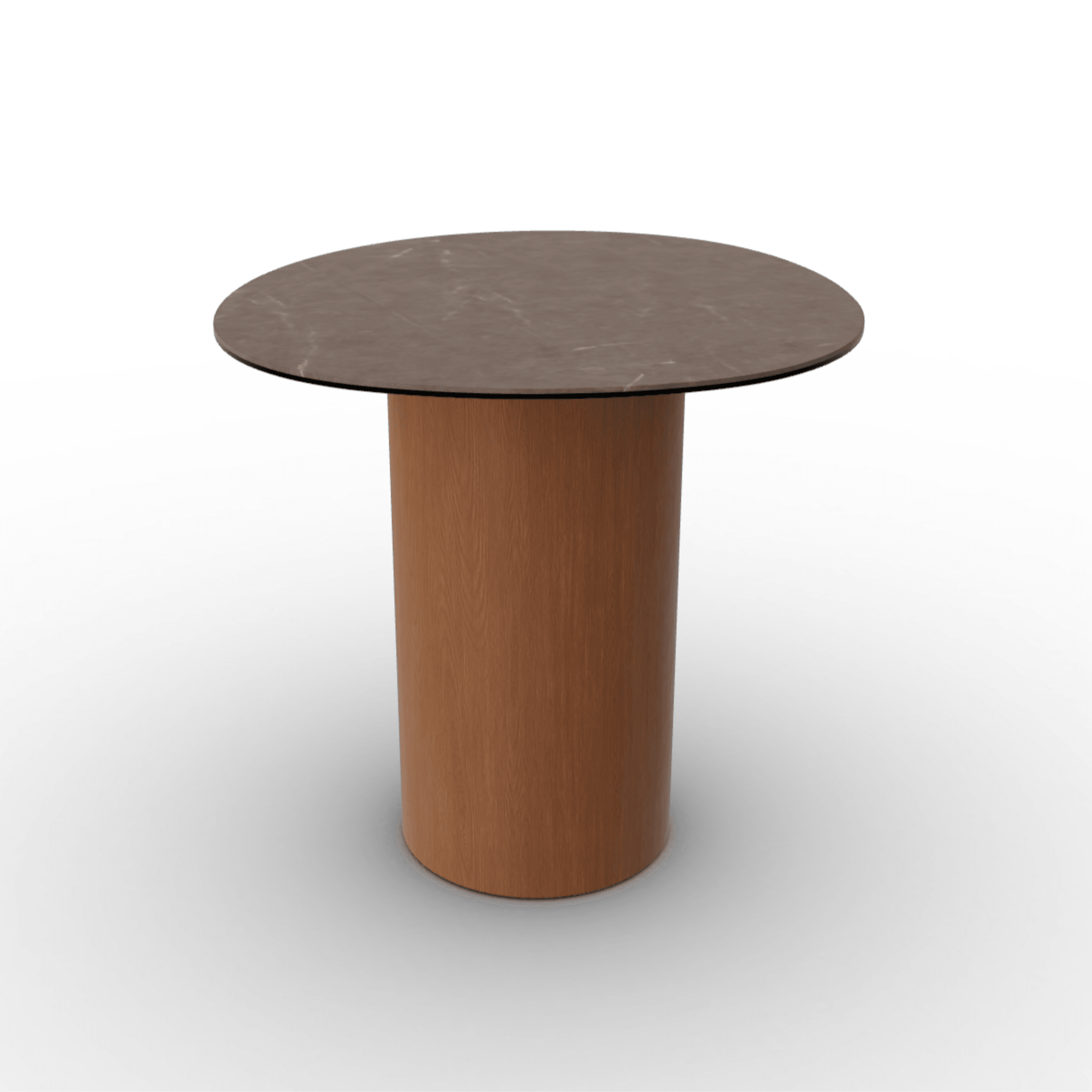 Stolik boczny MUSHROOM orzechowa podstawa – drewno orzechowe, Calligaris