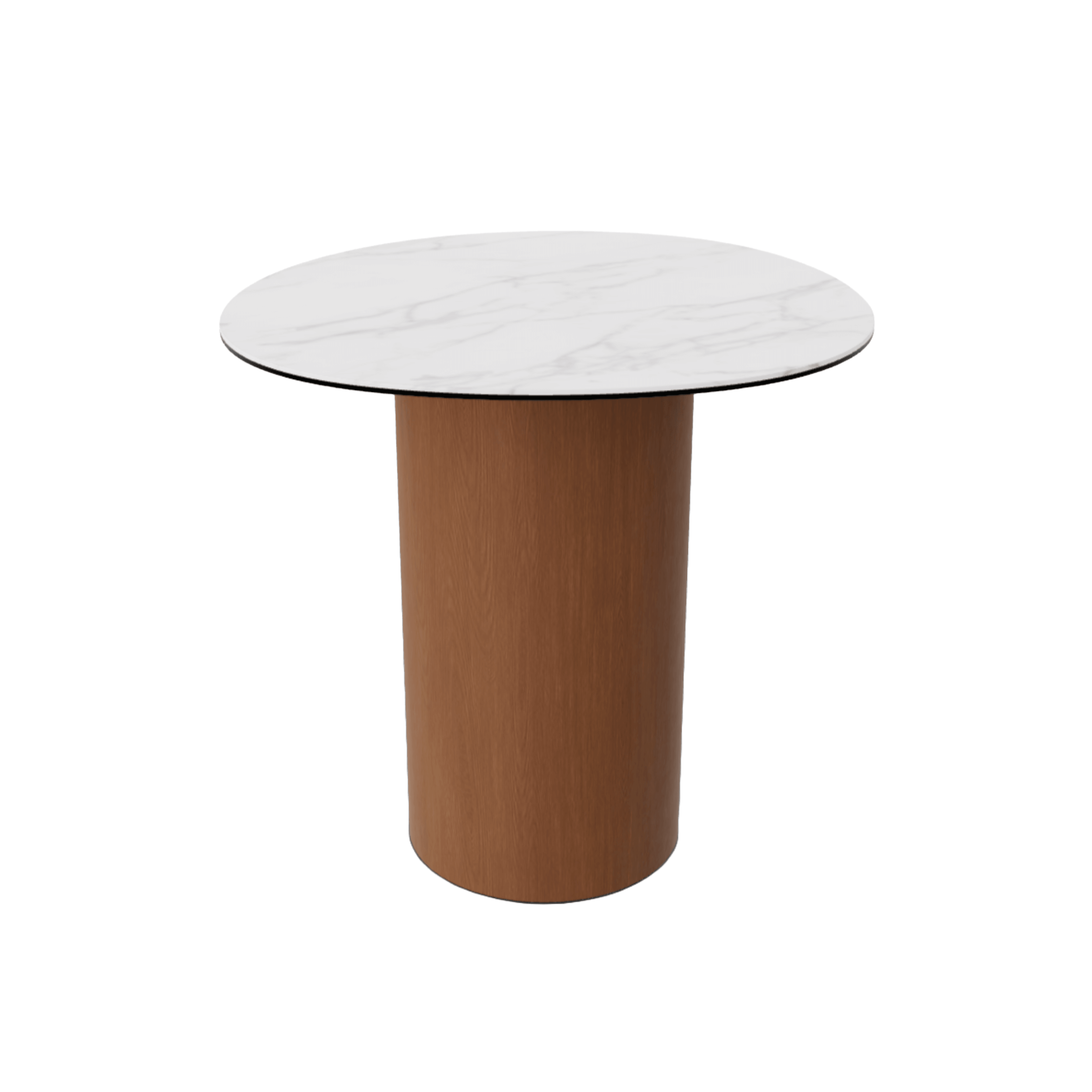 Stolik boczny MUSHROOM orzechowa podstawa do salonu – Calligaris