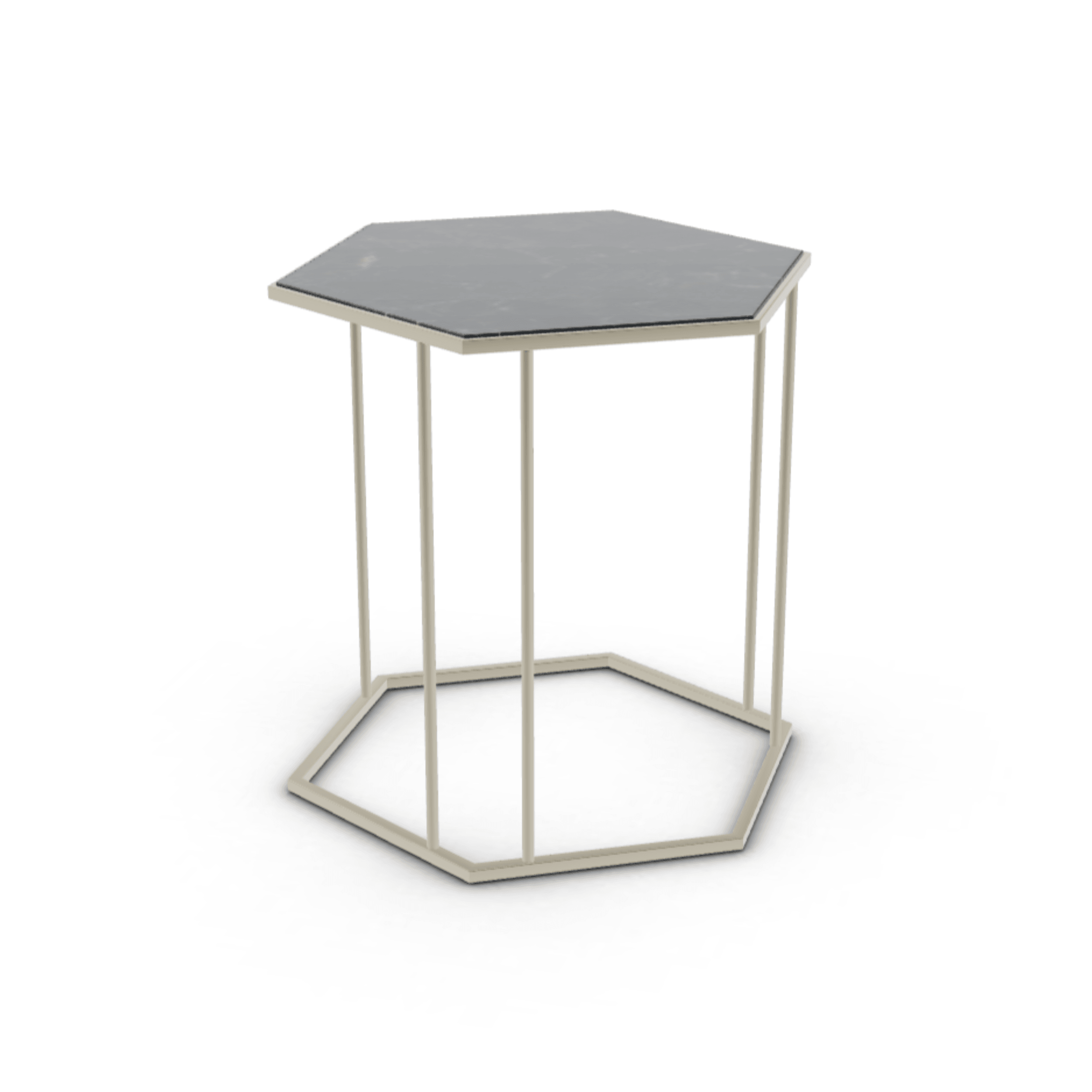 Stolik boczny RENEE czarny marmur do salonu – Calligaris