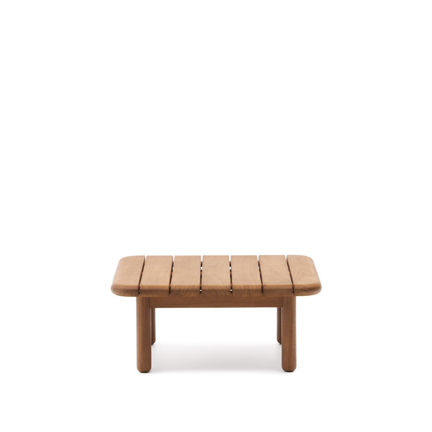 Stolik kawowy TURQUETA drewno tekowe do salonu – Kave Home