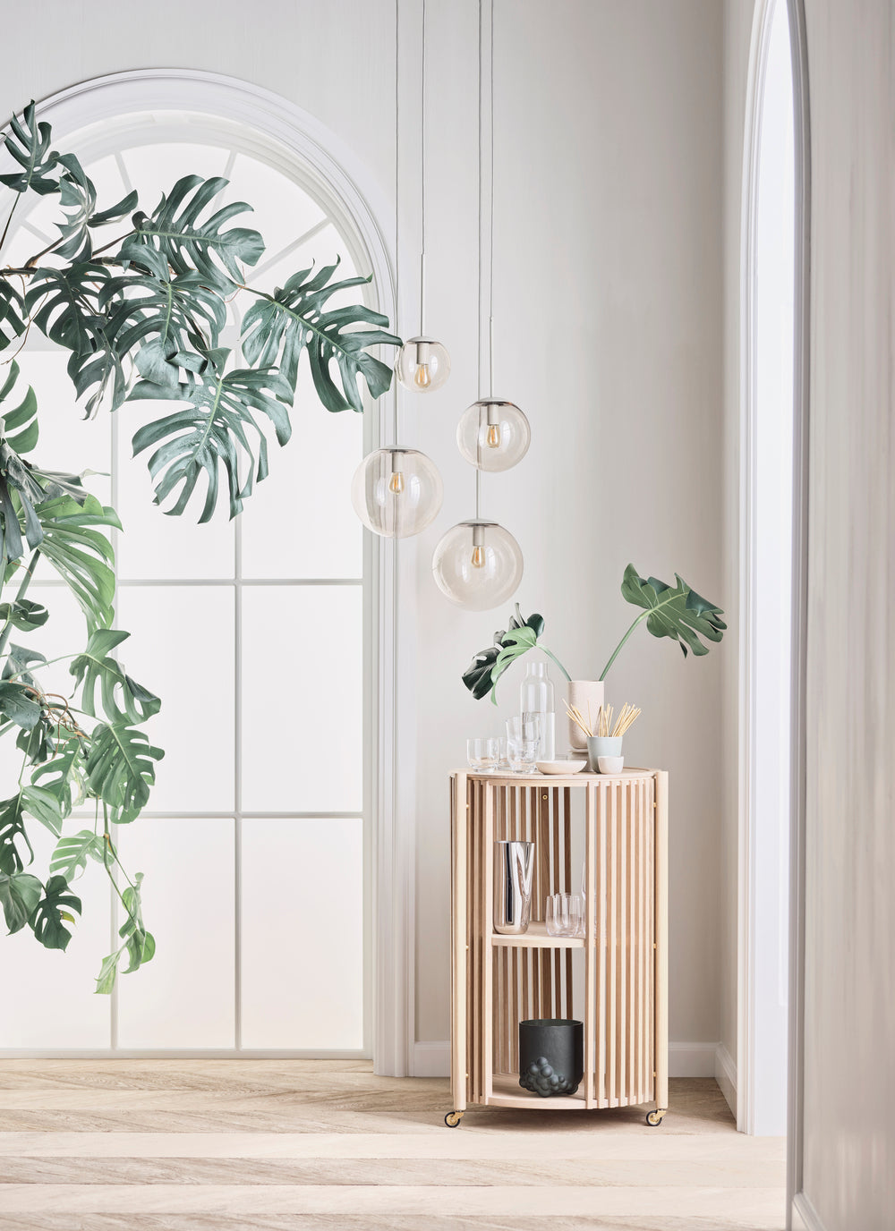 Hanglamp ORB antiek messing