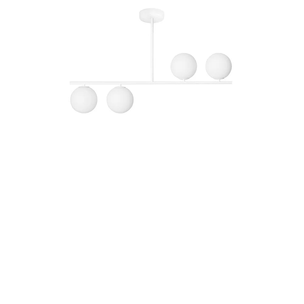 SUGURI white two-point ceiling lamp