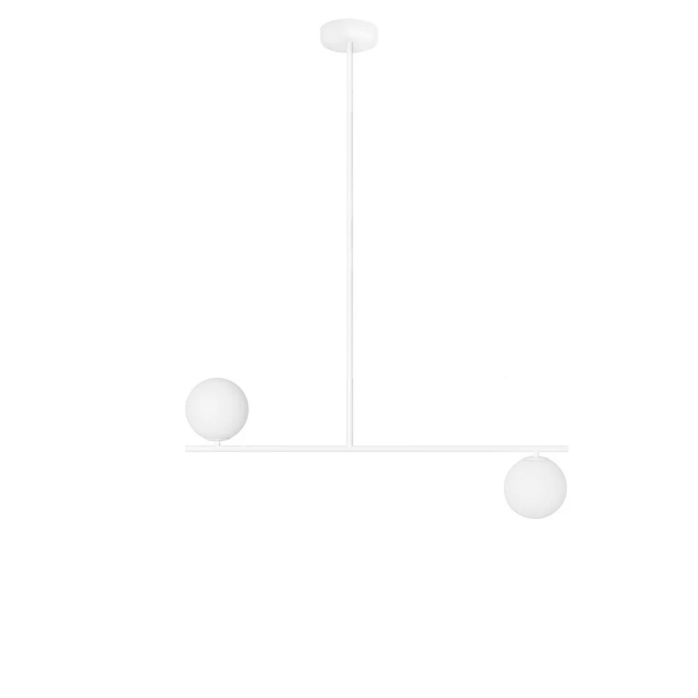 SUGURI white two-point ceiling lamp